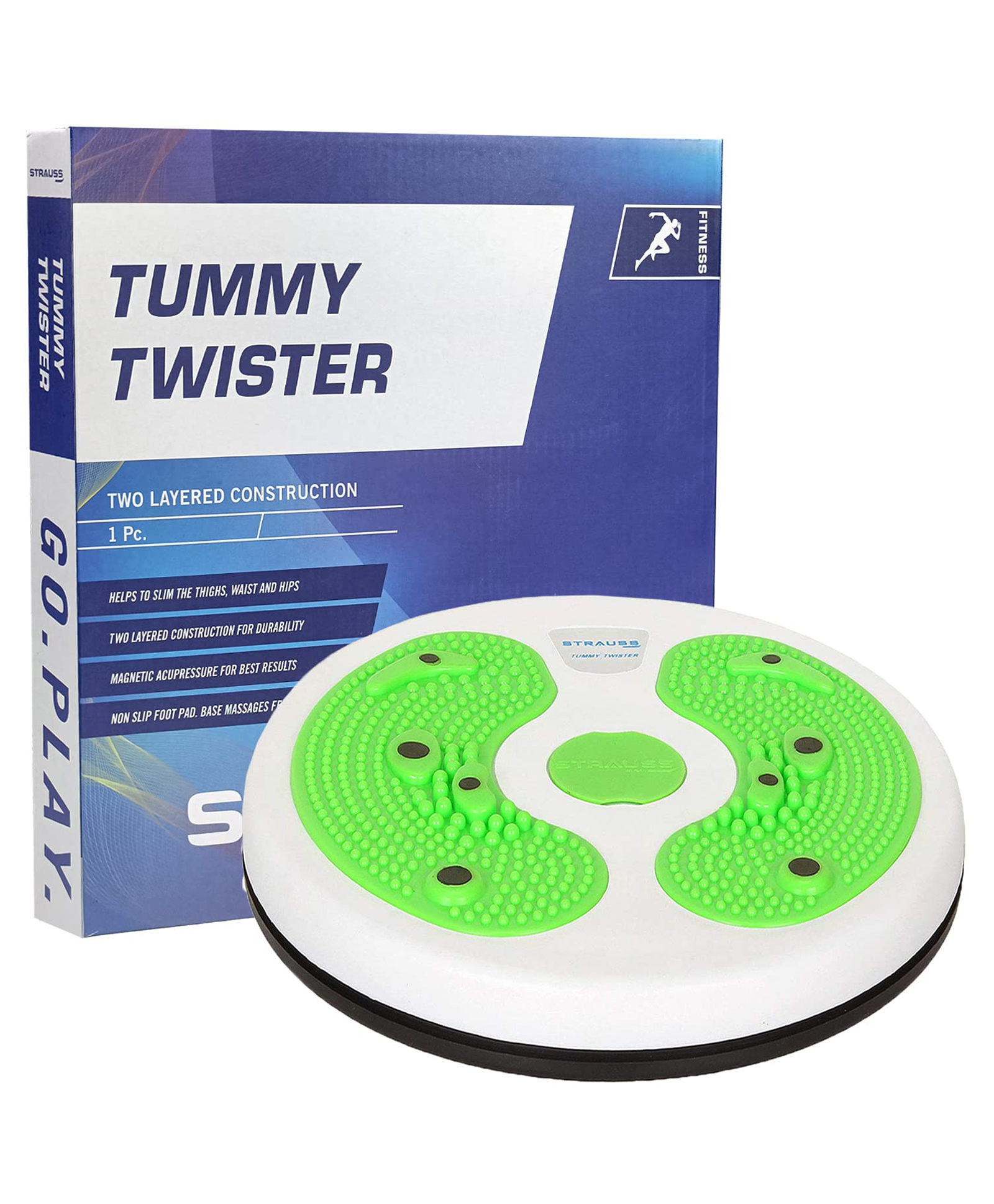 Strauss Tummy Twister - White Green-picture-43