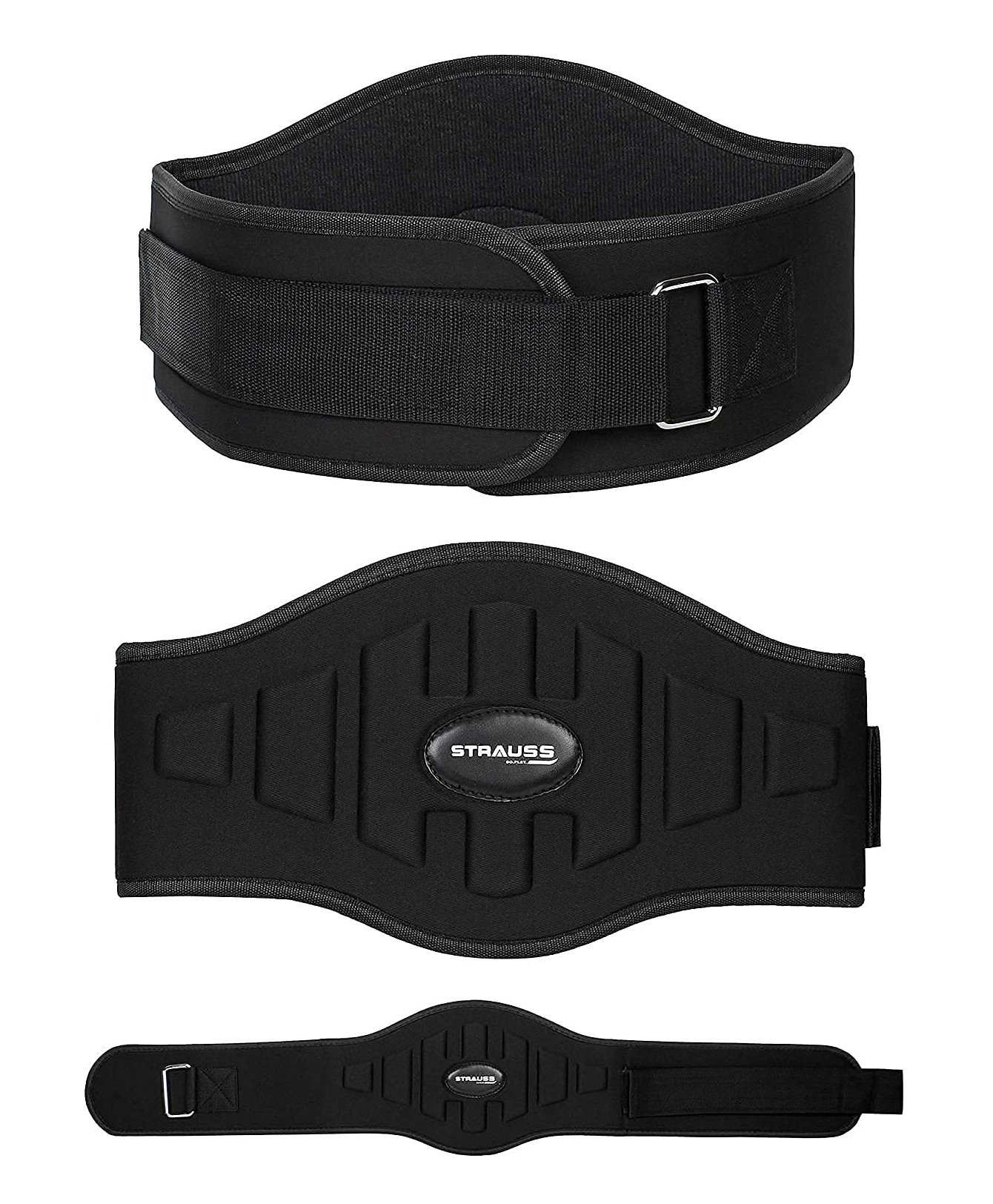 Strauss Weight Lifting Gym Belt Medium - Black-image-42