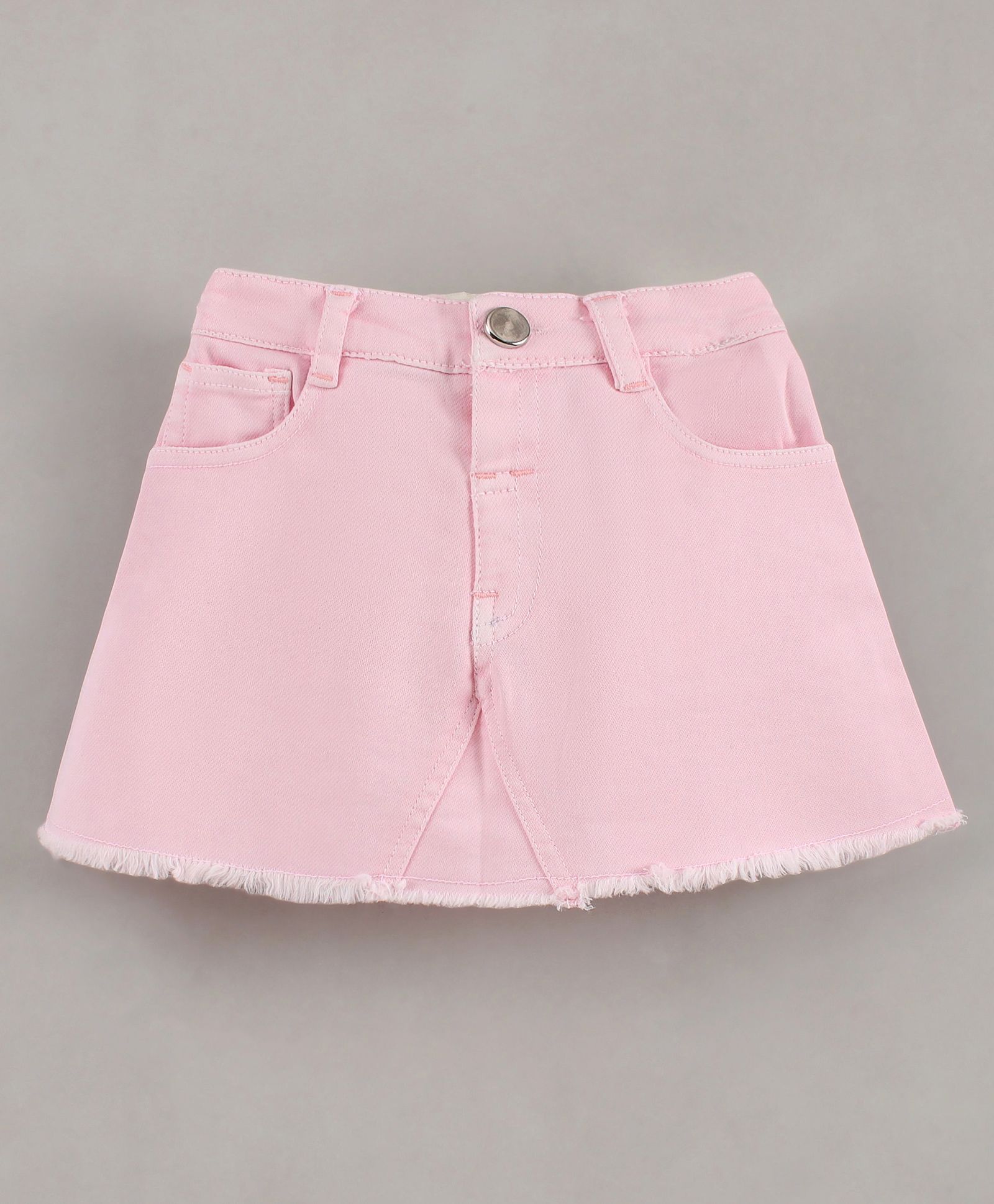 pink plain skirt