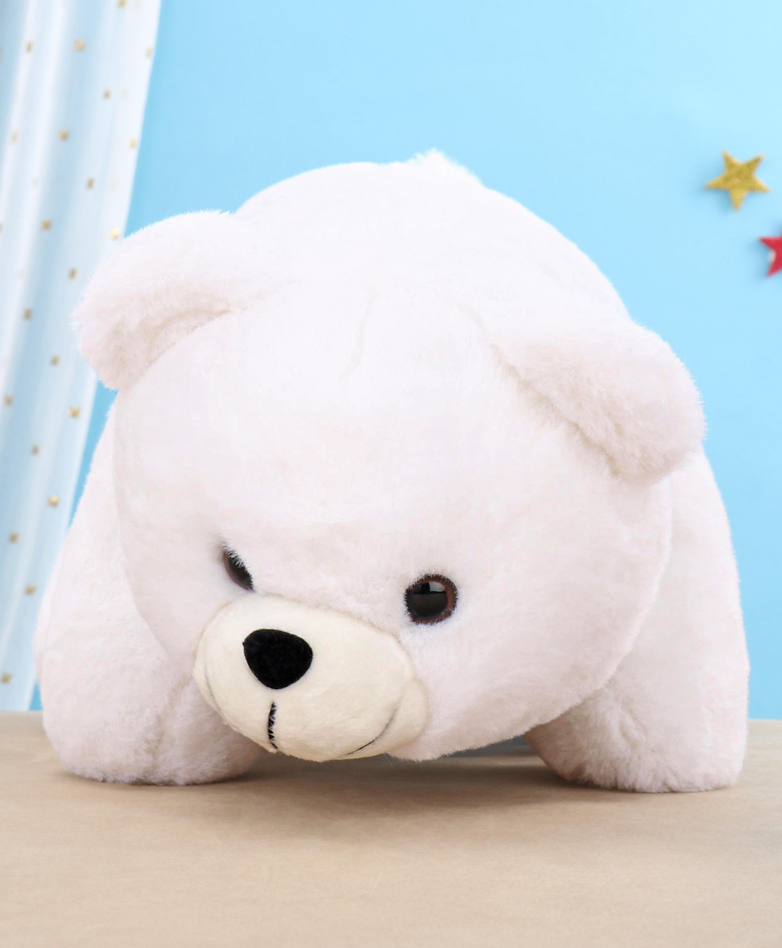 EDU KIDS TOYS Soft Toy Lying Polar Bear White - Height 35 cm-image-44