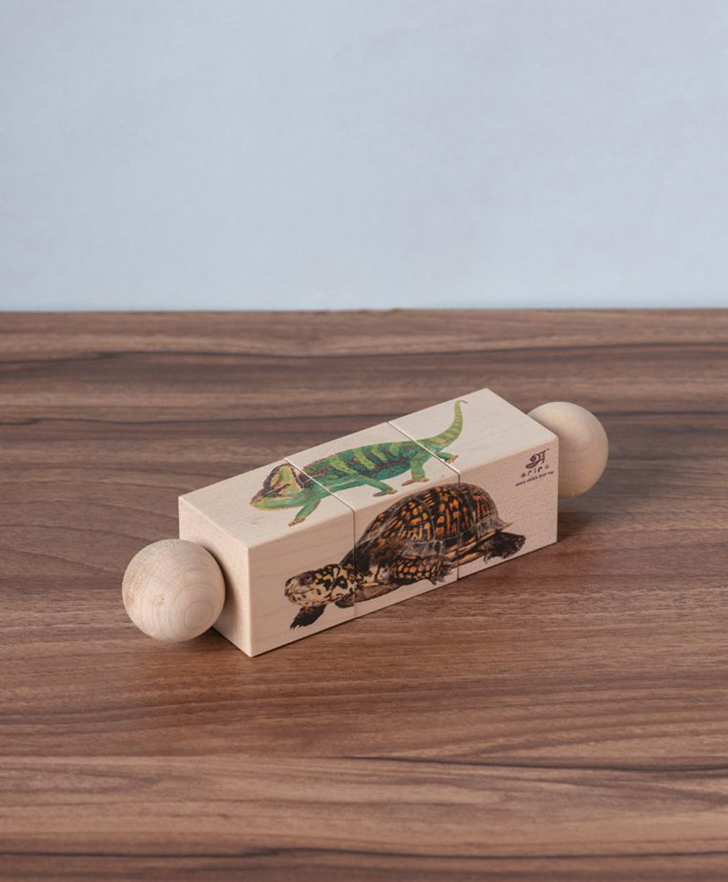 Ariro Wooden Rotating Reptiles Puzzle - Multicolour-image-37