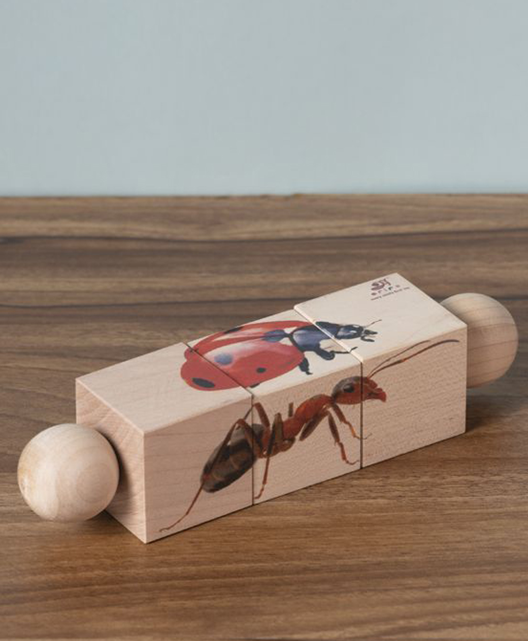 Ariro Wooden Rotating Insects Puzzle - Multicolour-picture-4