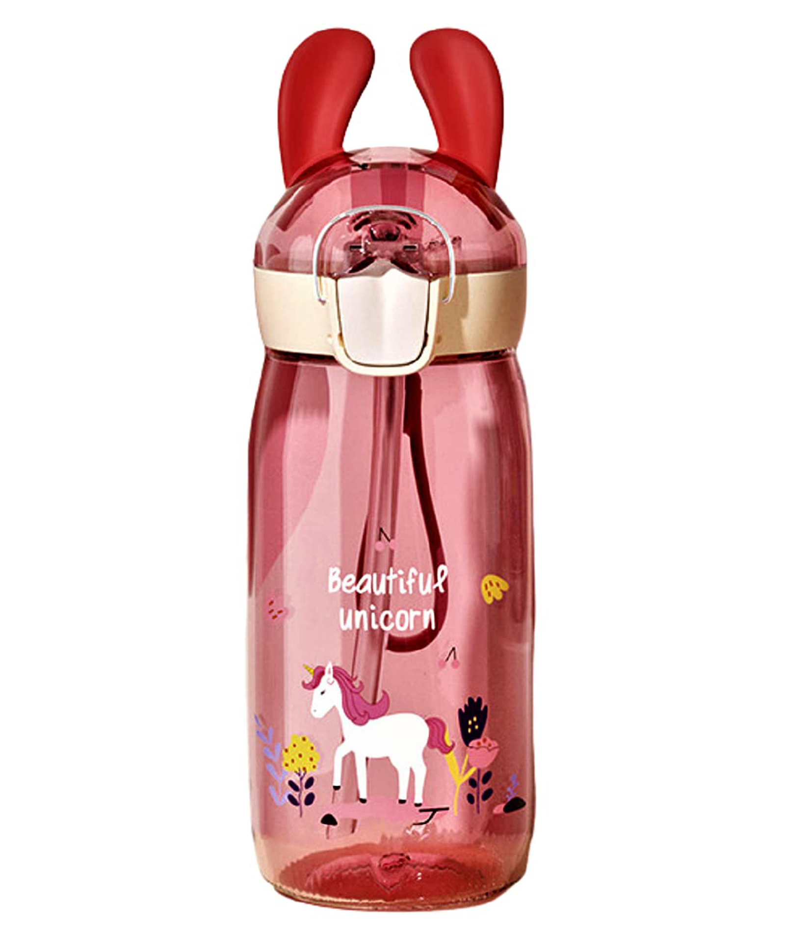 YAMAMA Cartoon Print Sipper Water Bottle - 550 ml-image-12