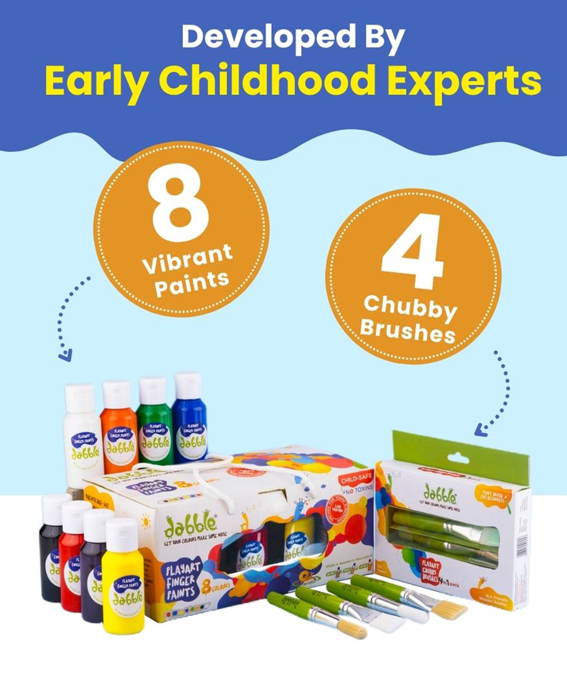 Dabble Finger Painting Fun Pack