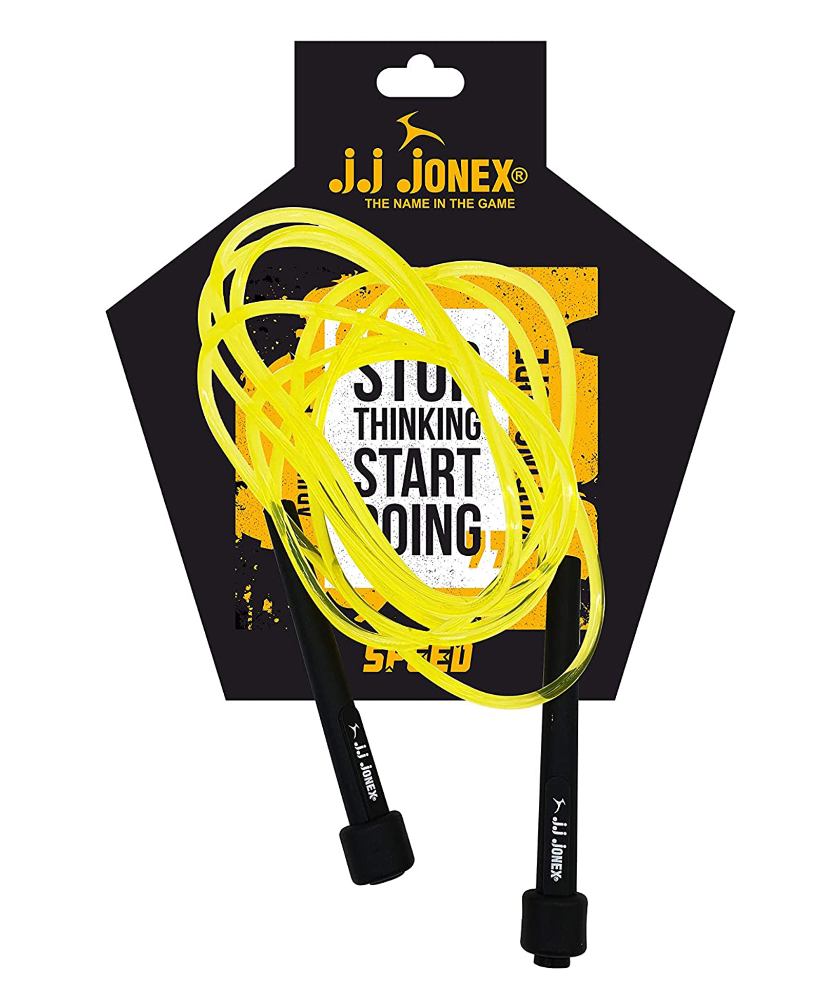 JJ Jonex Speed Adjustable Skipping Rope Gym Home And Fat Burner Fitness Workout - Yellow-picture-14