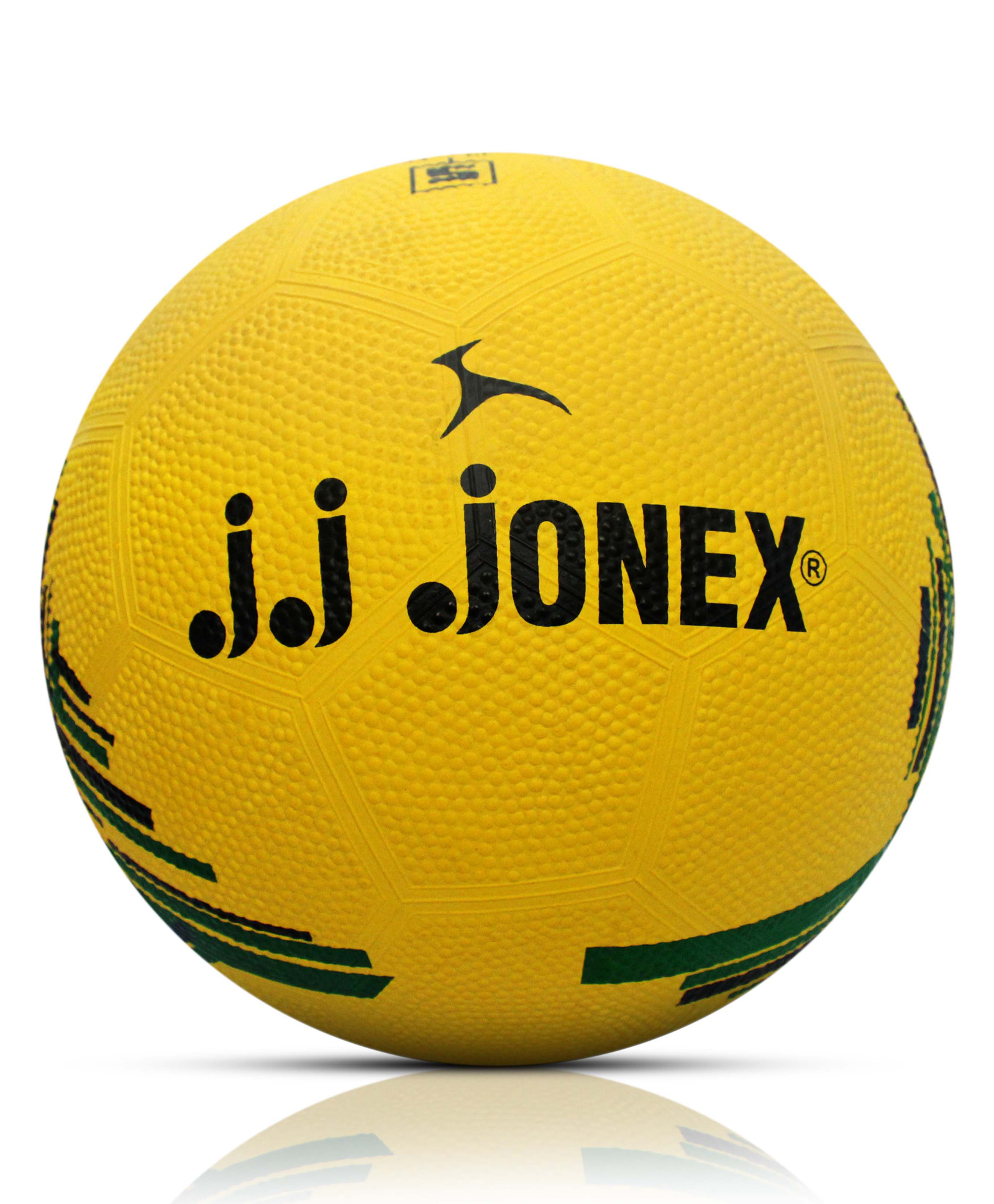 JJ Jonex Brazil Moulded Rubber Football Size 5 - Yellow-picture-21