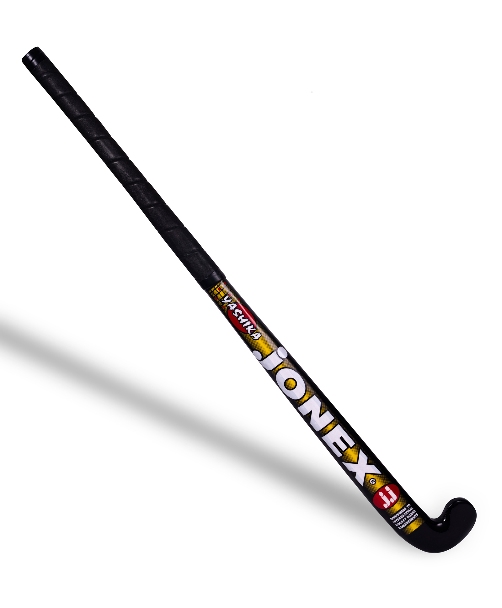 JJ JONEX Wooden Hockey Stick For Beginner's Field Practice - Black & Gold-image-25