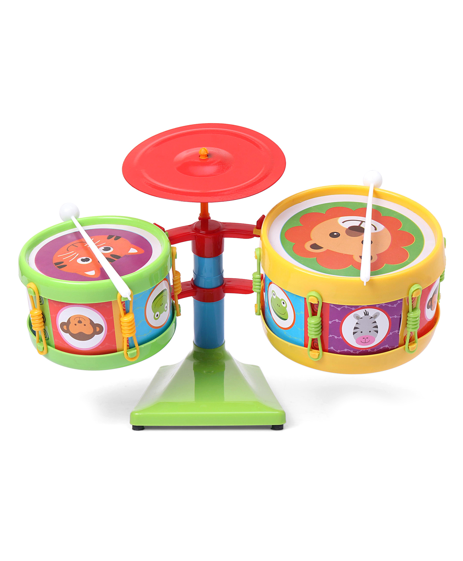 Petals Musical Drum Set Animals Print - ( Color & Print May Vary )-image-36