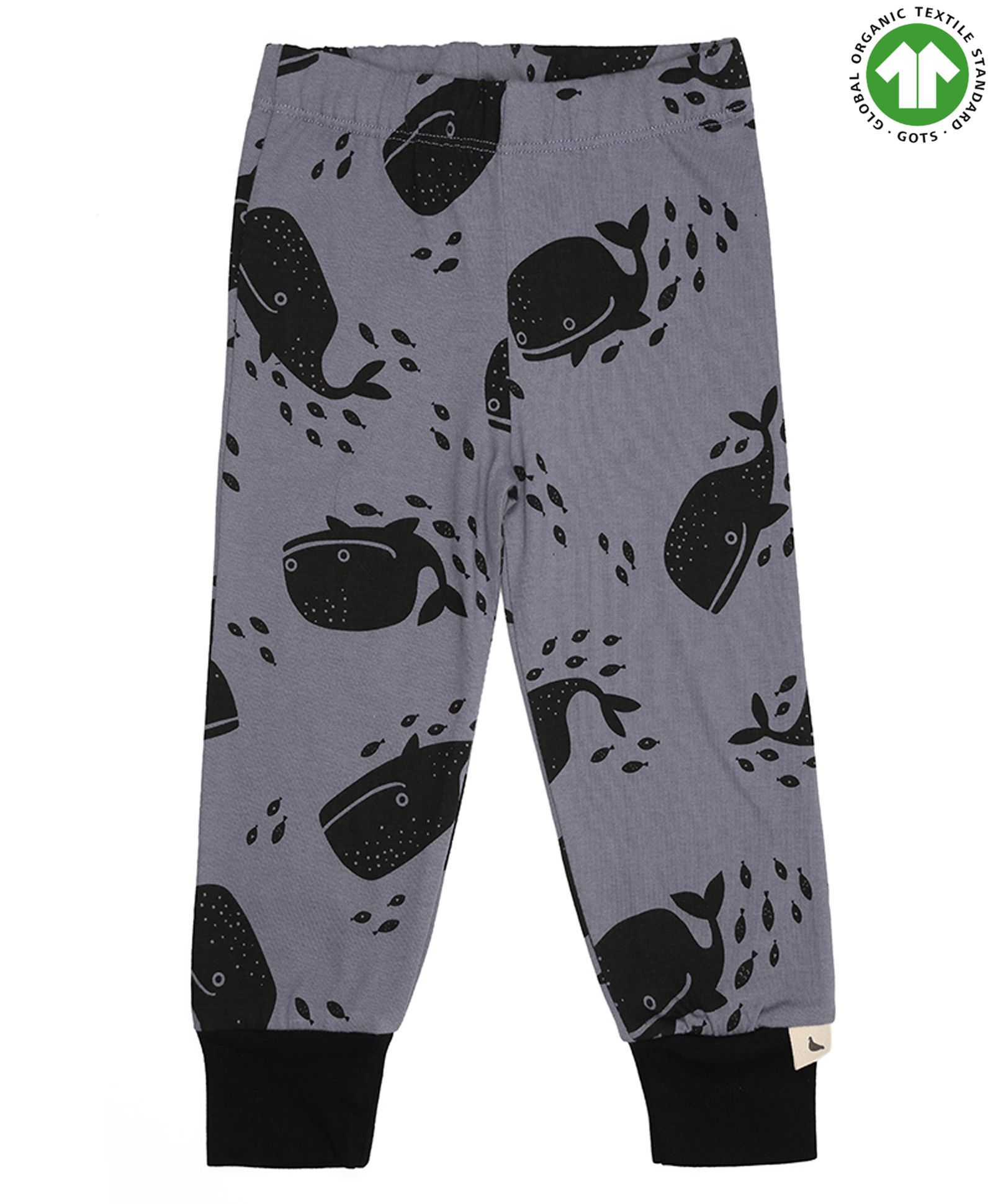 Turtledove London Organic Cotton Full Length Leggings Whale Print - Sea Blue-picture-28