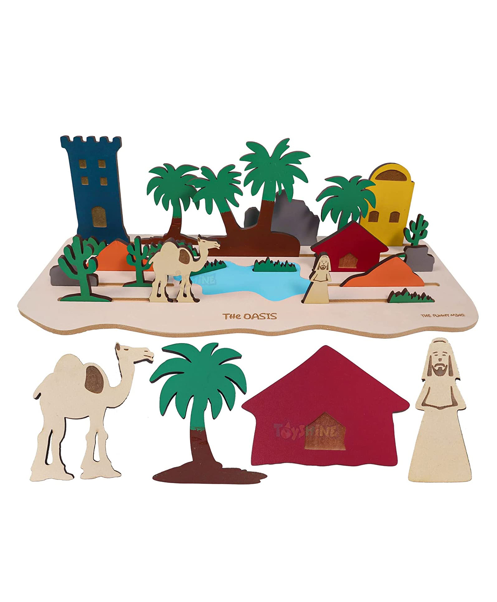 Toyshine The Oasis Board Puzzle Game Multicolour -  22 Pieces-image-3