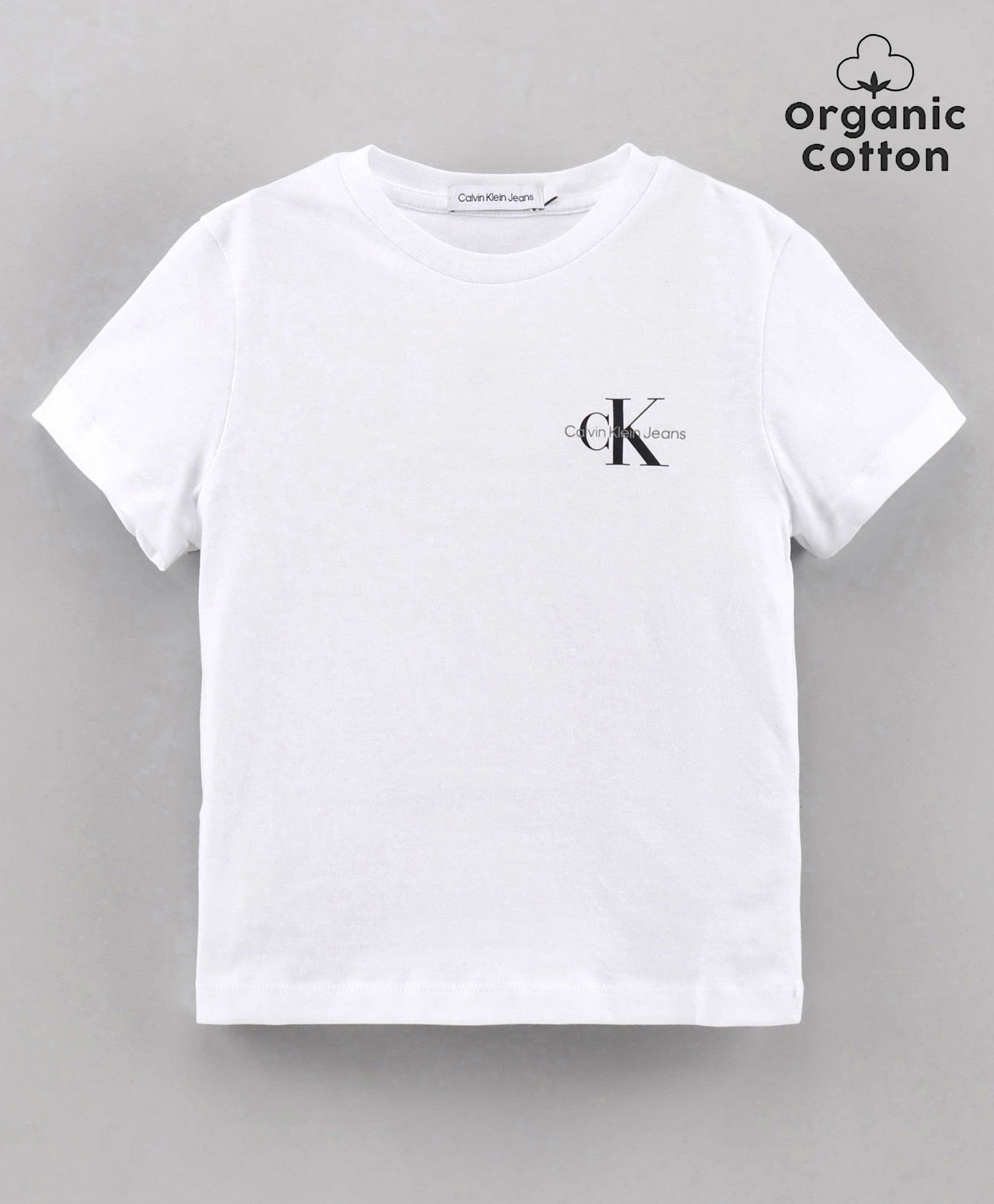Buy Calvin Klein Half Sleeves Slim Fit T-Shirt Logo Print - White for Boys  (8-9 Years) Online in India, Shop at  - 10756874