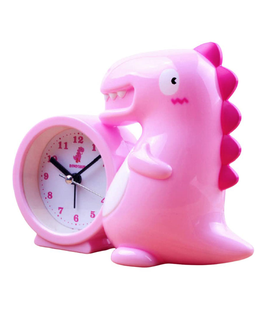 FunBlast Twin Bell Dino Alarm Clock - (Pink)-image-32