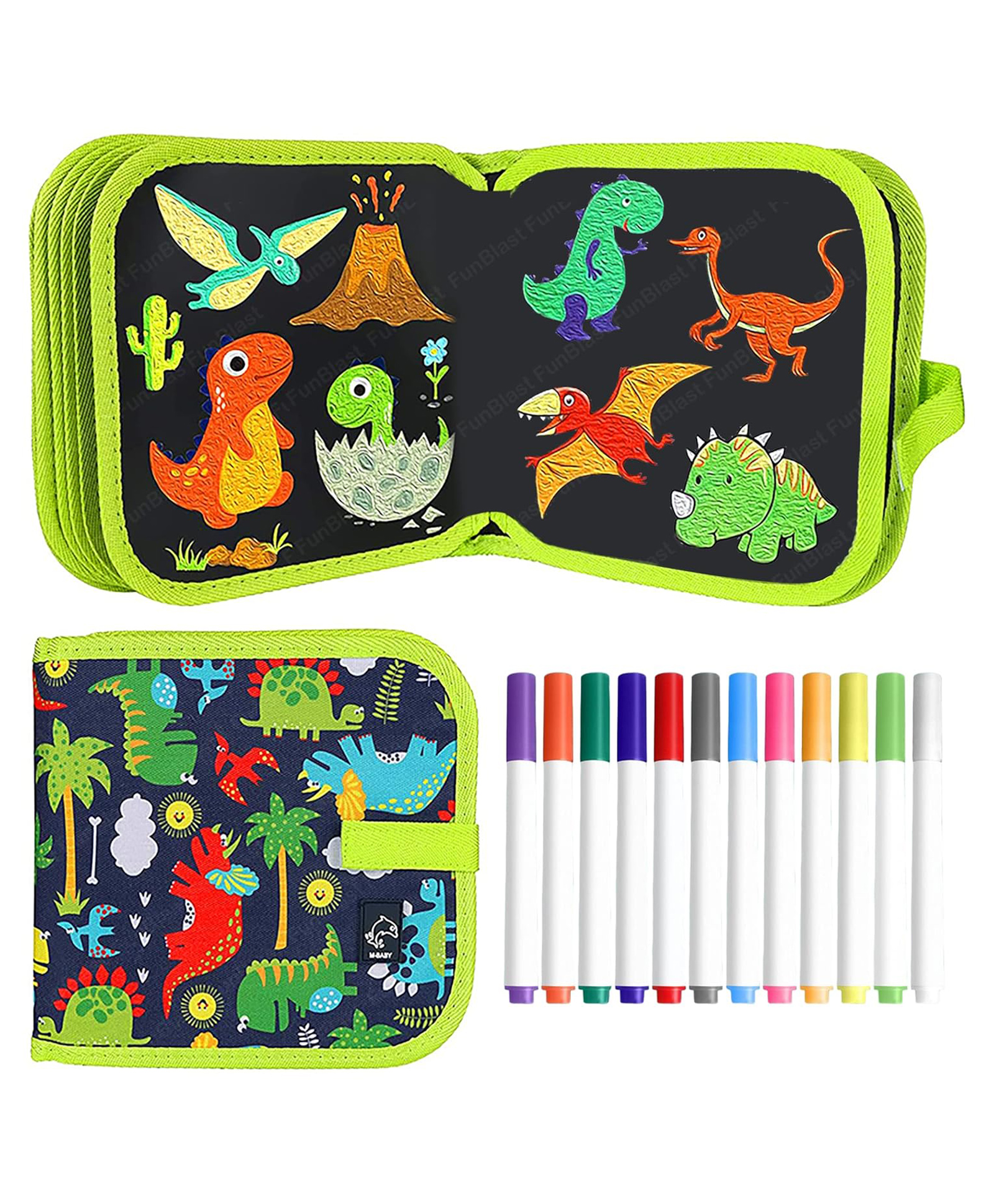 FunBlast Erasable Doodle Book Kit - Blue-image-46