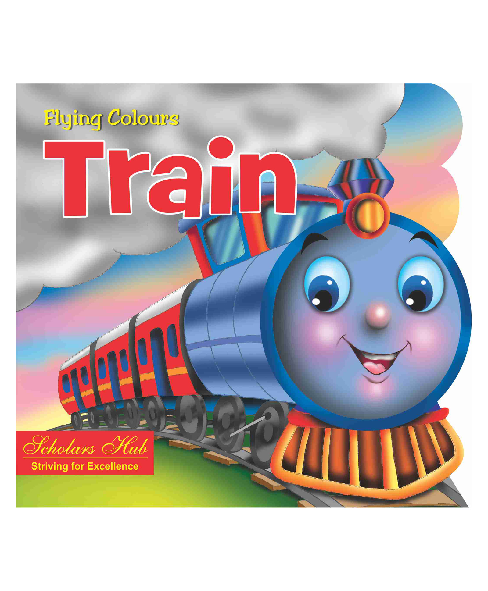Flying Colours Train Cut Out Board Book  - English-image-14