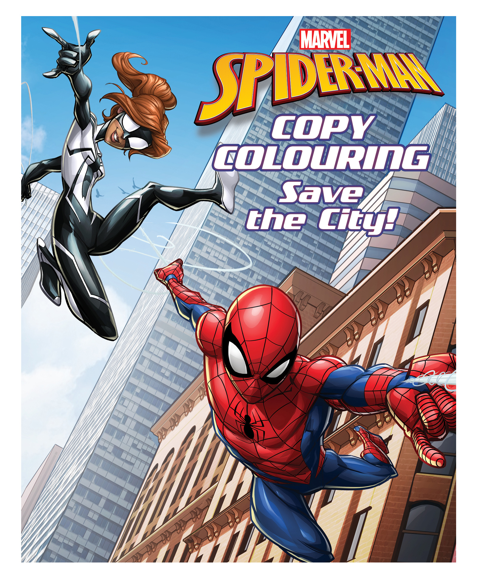 scholars hub Marvel Spider-Man: Copy Colouring Save The City Coloring Book - 24 Pages-picture-14