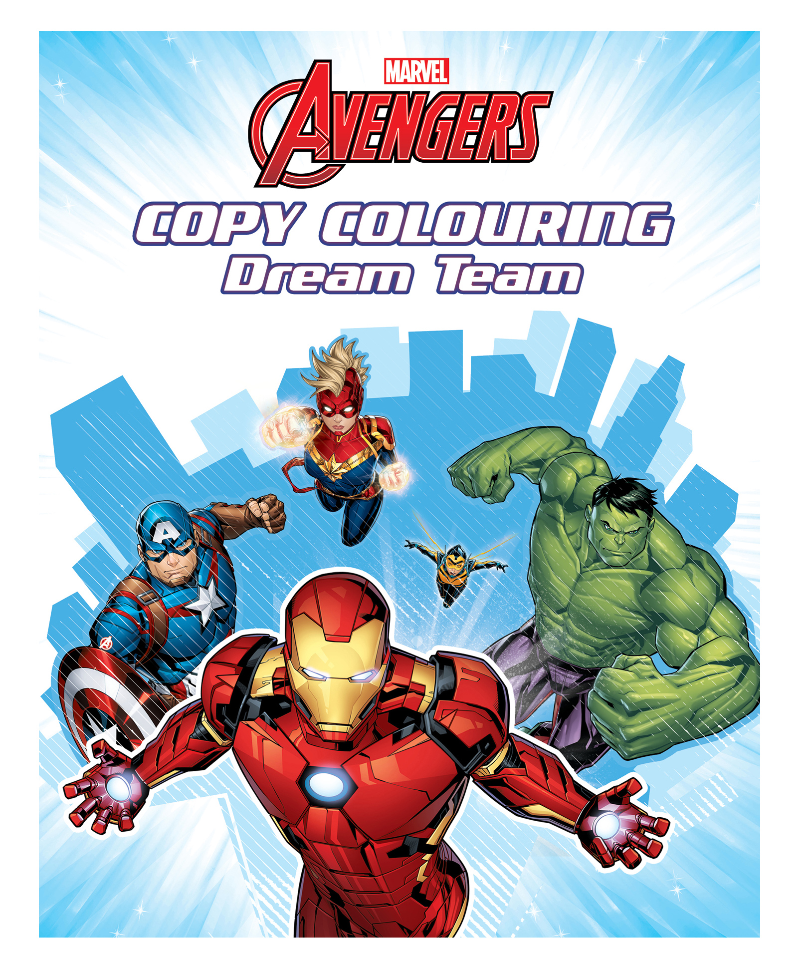 scholars hub Marvel Avengers Copy Colouring Dream Team Colouring Book - 24 Pages-picture-41
