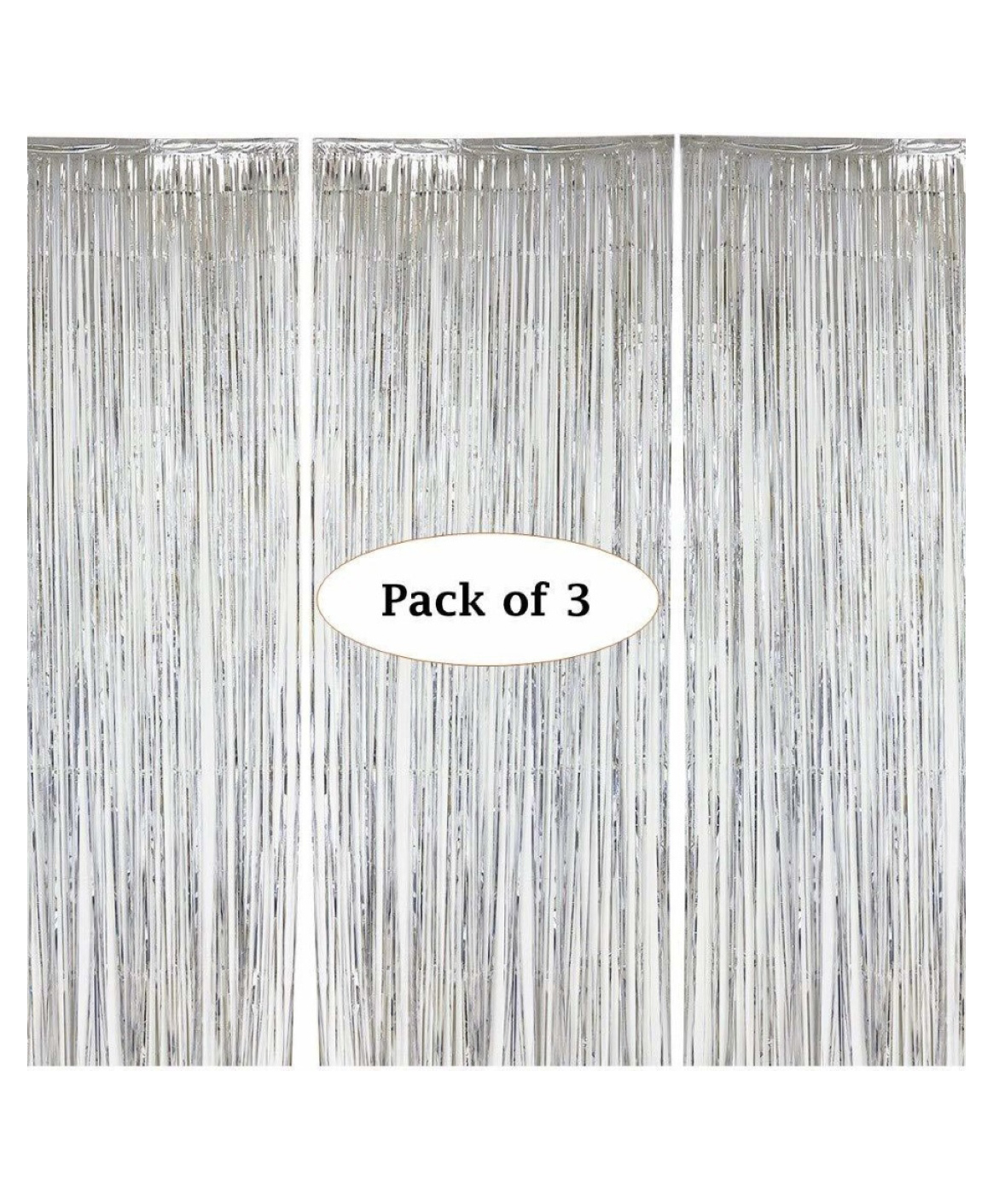Bubble Trouble Metallic Fringe Foil Curtain Silver - Pack of 3-image-38