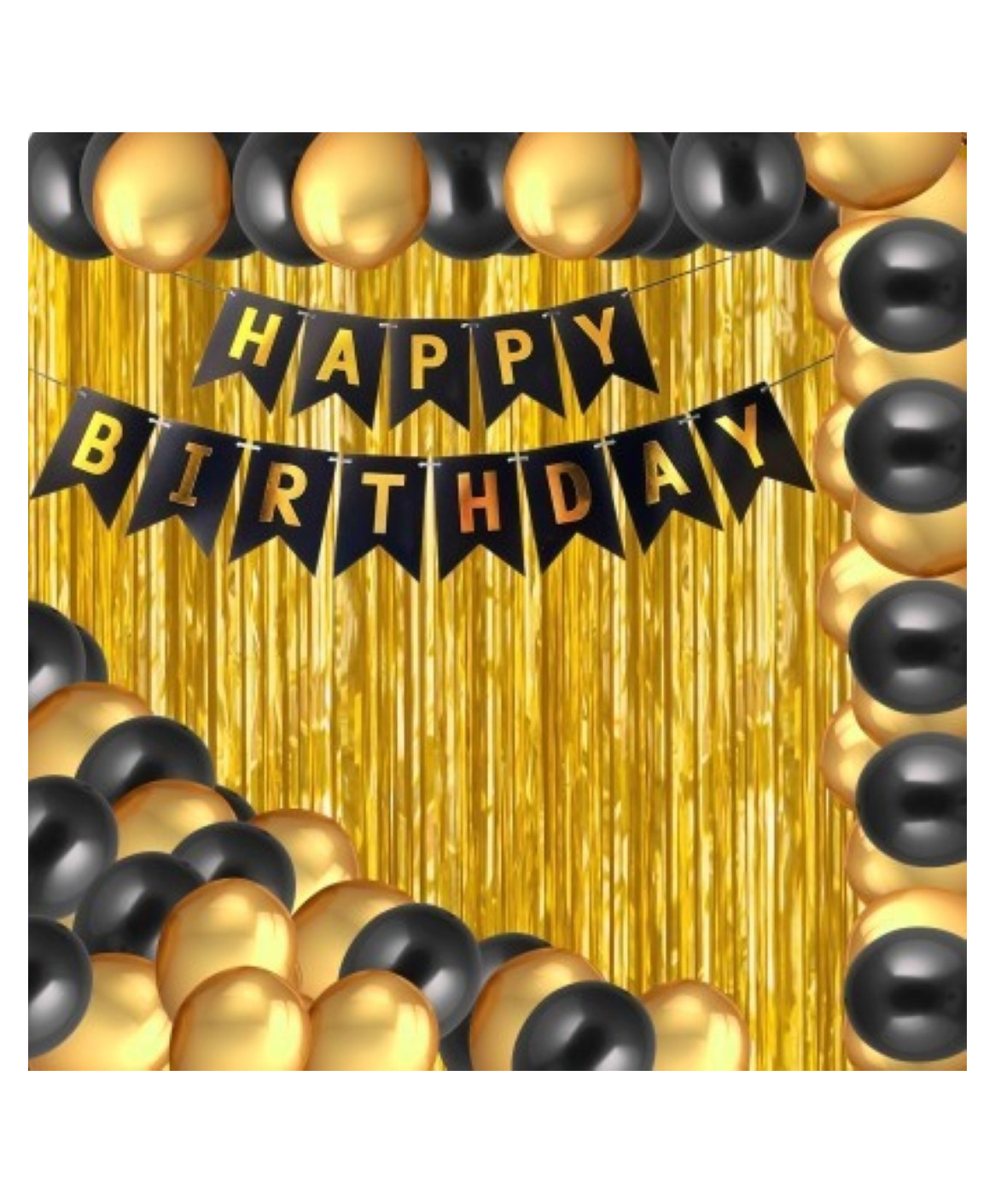 Bubble Trouble Happy Birthday Balloons Decoration Kit Multicolor -  Pack of 33-image-47
