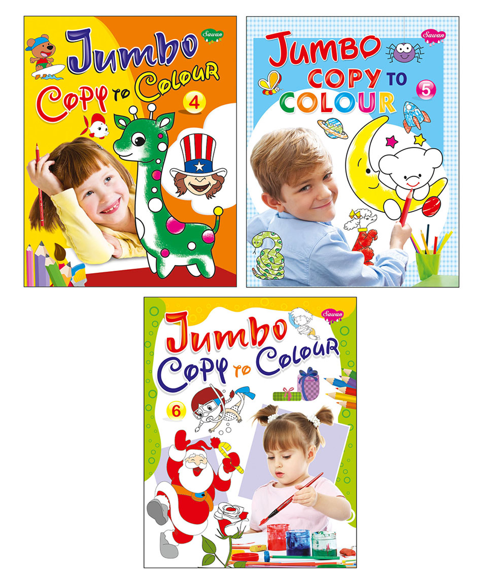 sawan Coloring Books Pack Of 3 - English-picture-17