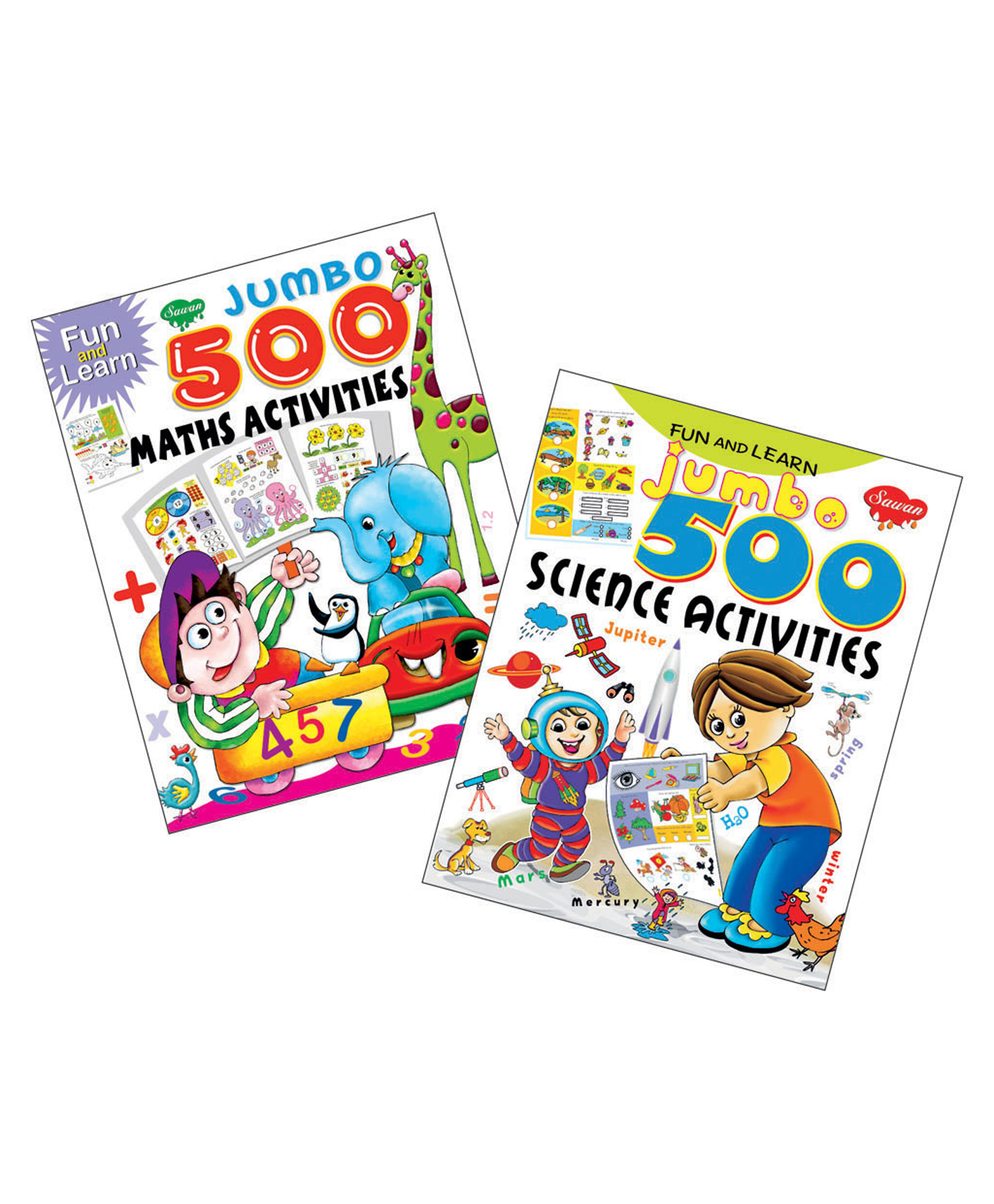 Maths & Sceince Activity Books Set of 2 - English-image-43