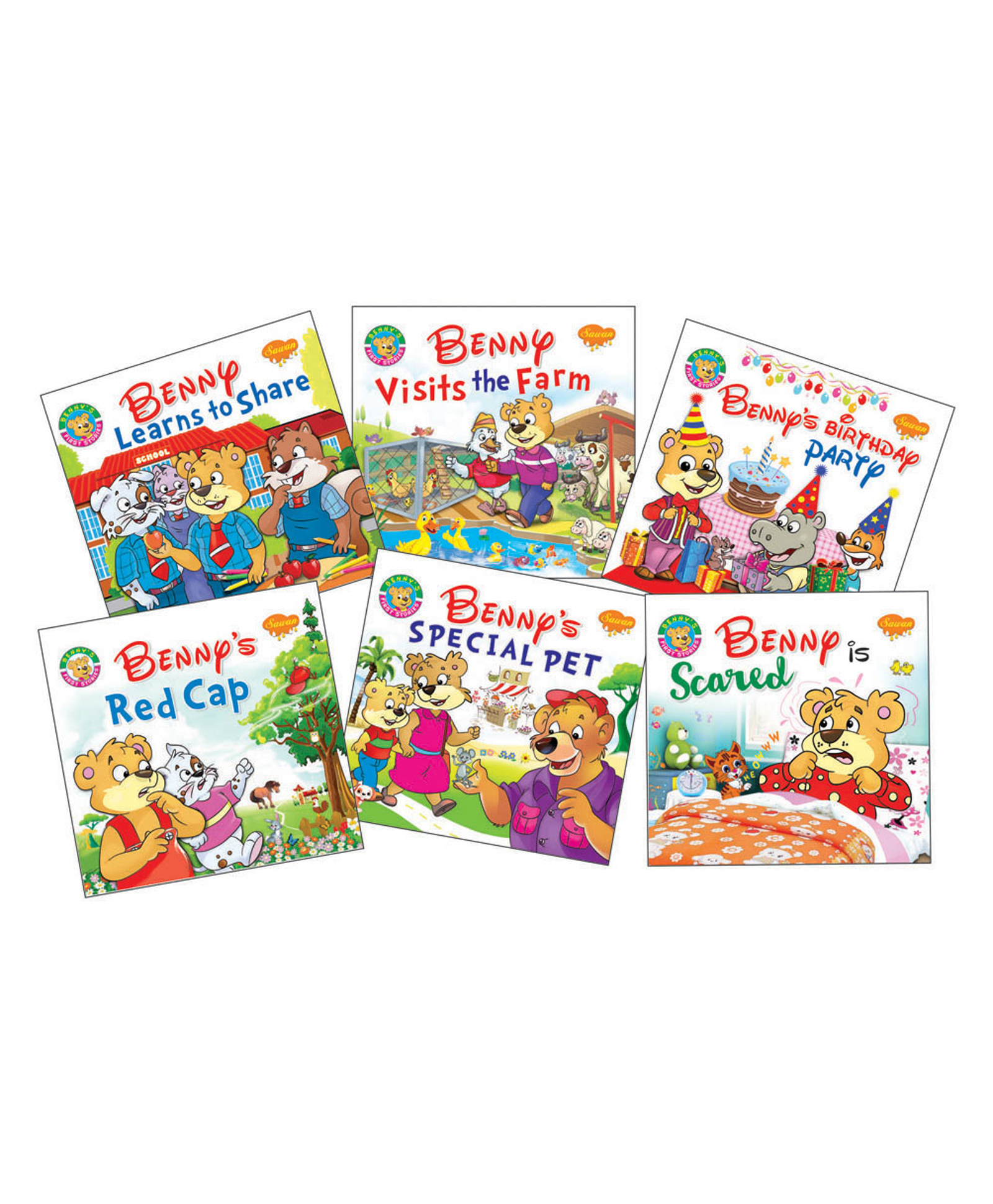 Benny First Stories Set of 6 Books - English-image-25