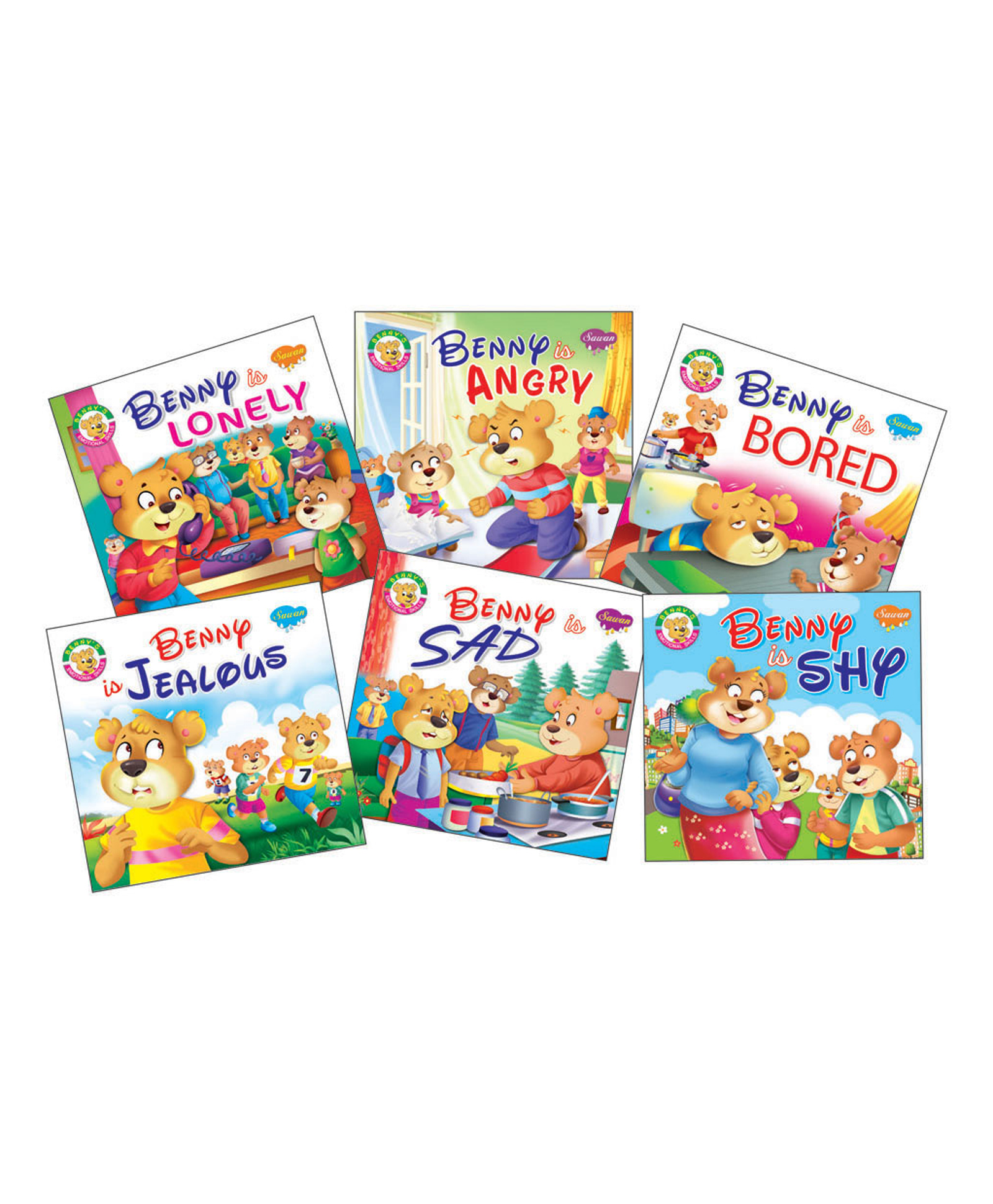 sawan Benny's Emotional Skills Story Books Set of 6 - English-picture-26