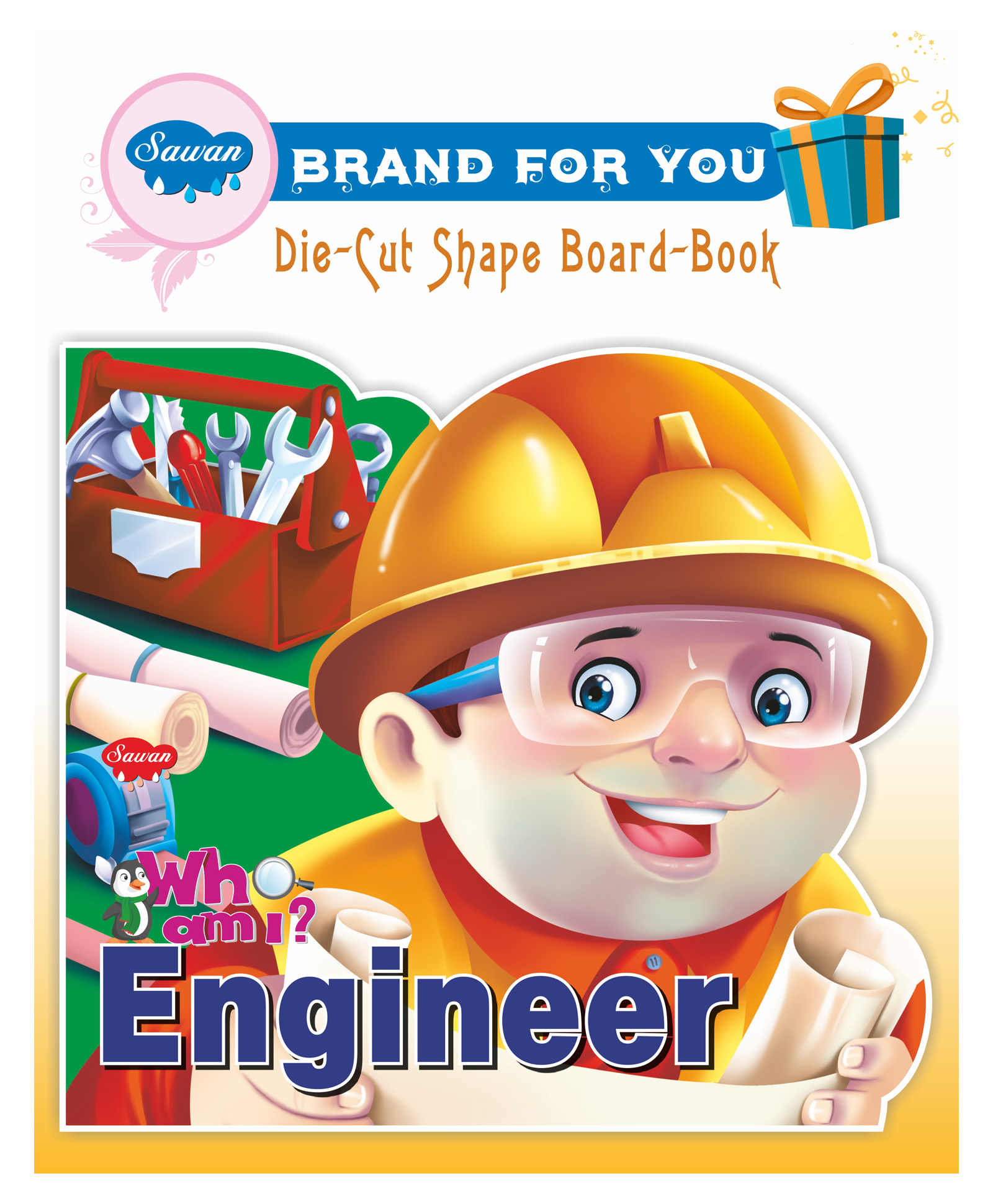 Who Am I Engineer Die Cut Shape Board Book - English-image-16