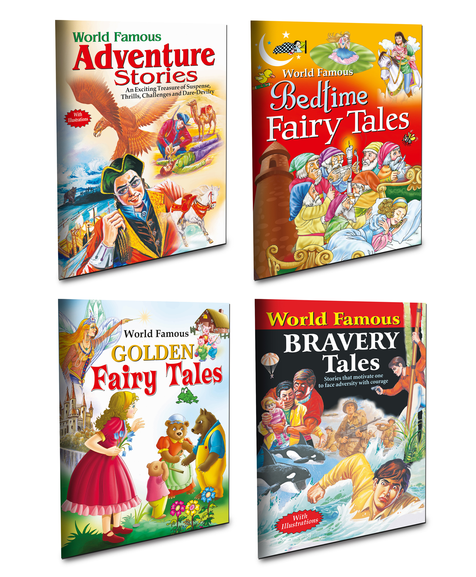 World Famous Stories Set Of 4 Books - English-image-45