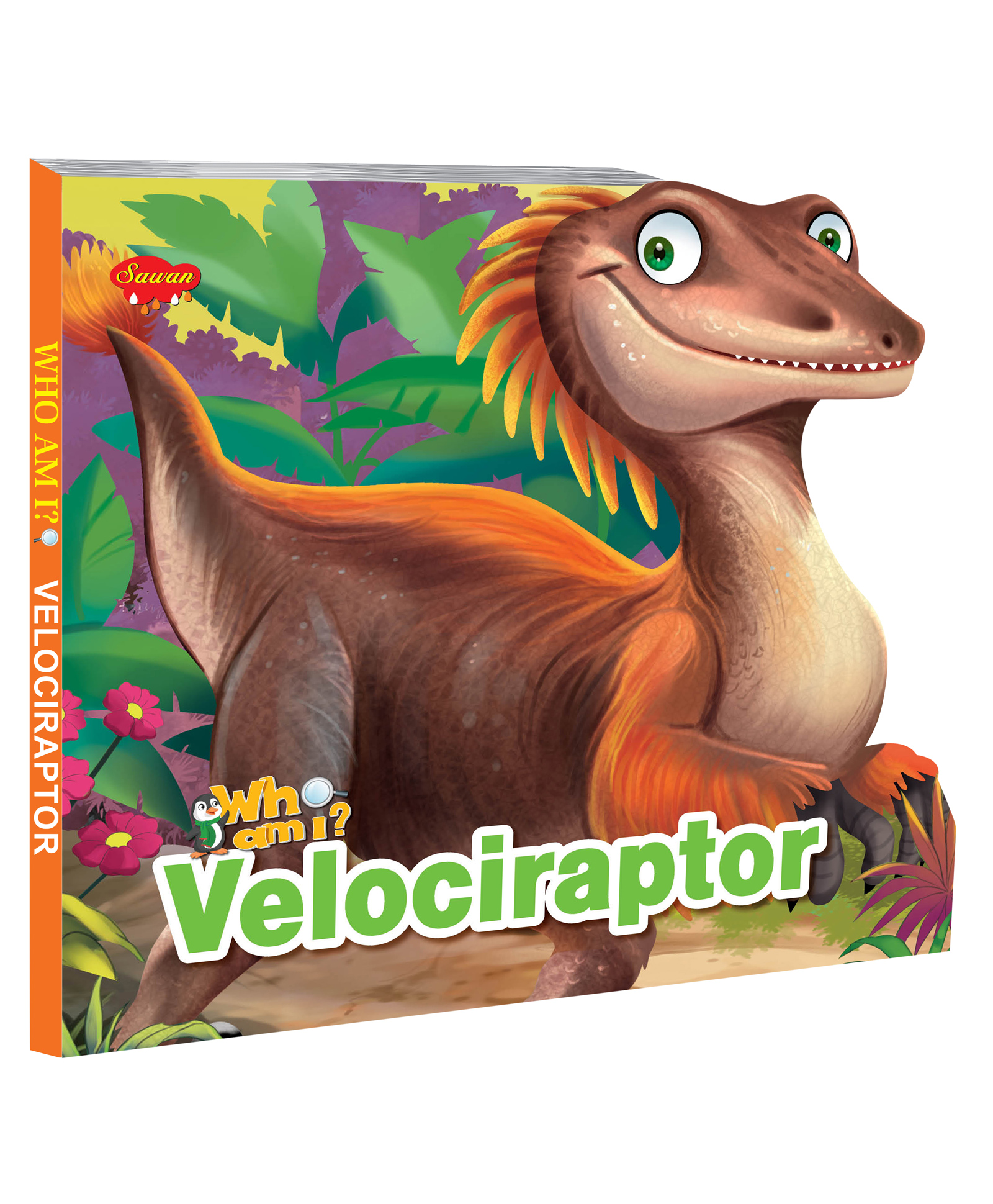 Who Am I Velociraptor Board Book - English-image-28