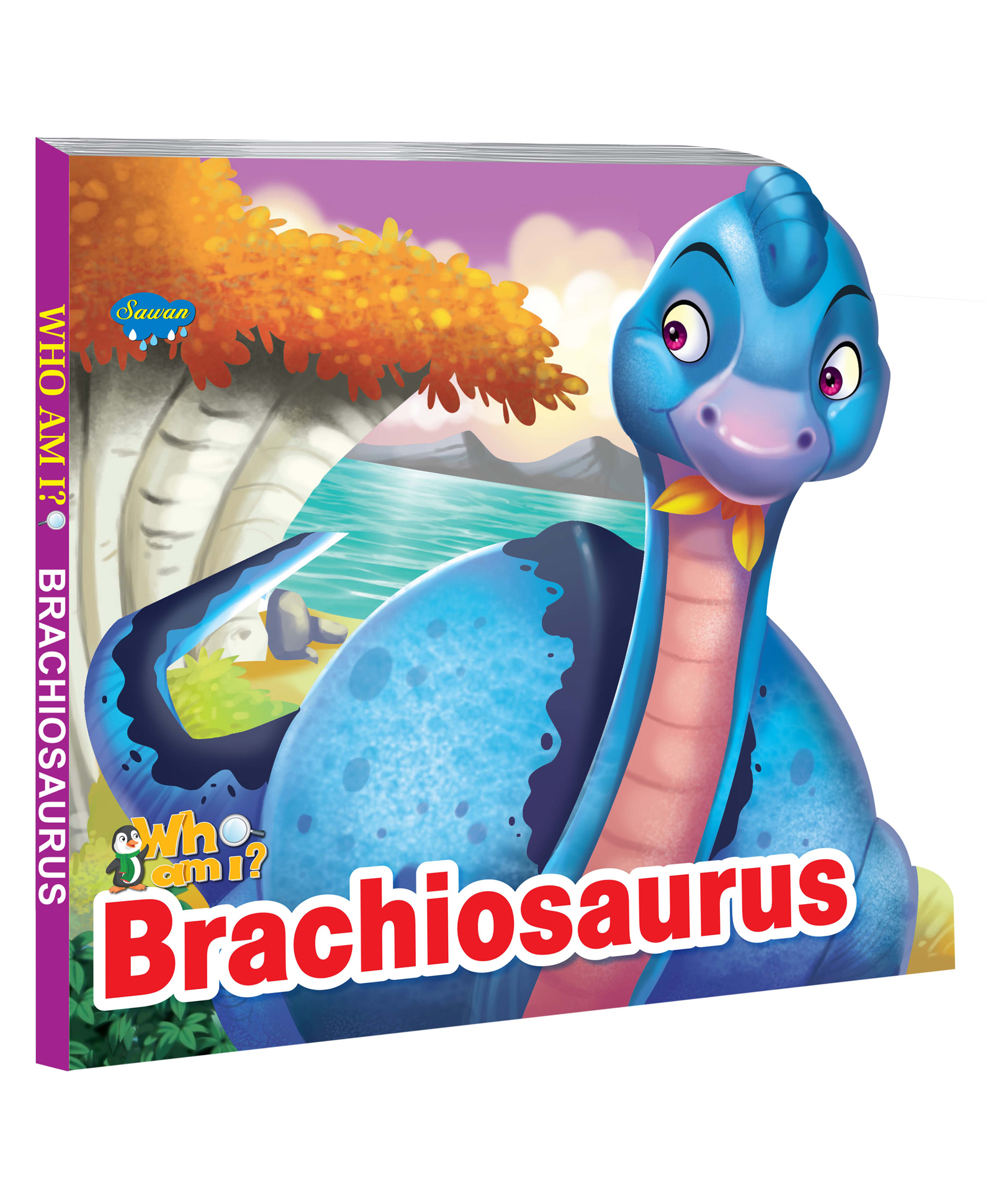 Who Am I Brachiosaurus Board Book - English-image-49