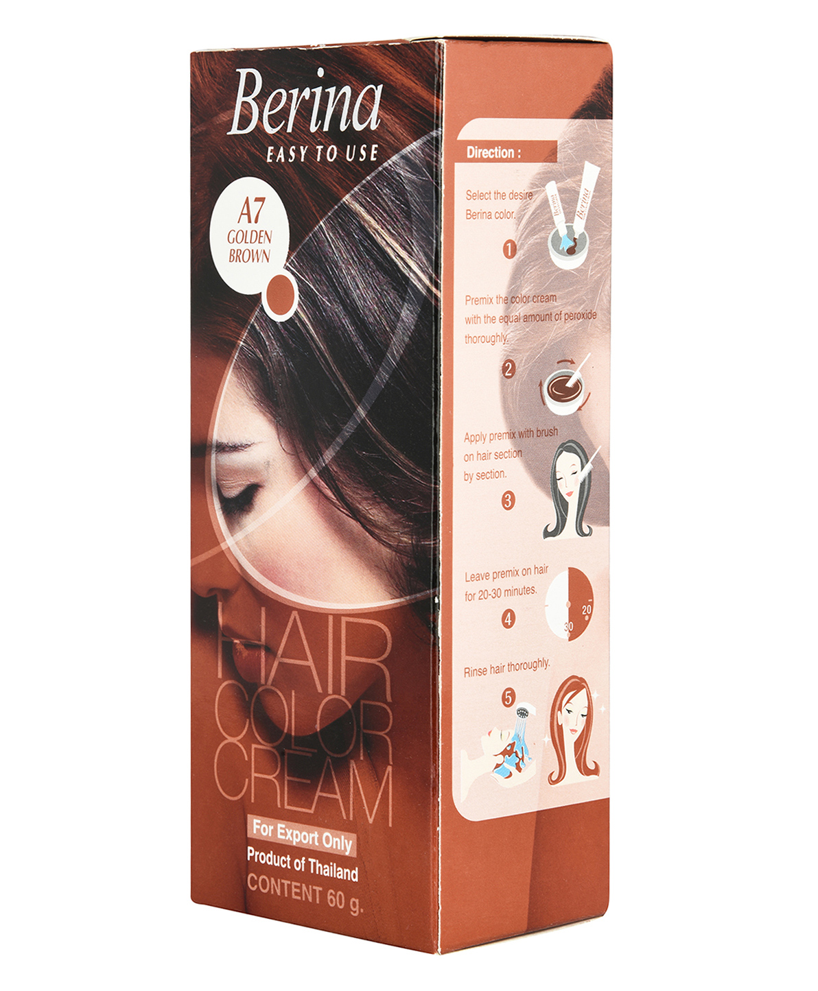 Berina A7 Golden Brown Hair Color Cream - 60 gm Online in India, Buy at Best Price from - 10821404 Berina A7 Golden Brown Hair Color Cream - 60 gm Online in India, Buy at Best Price from - 10821404