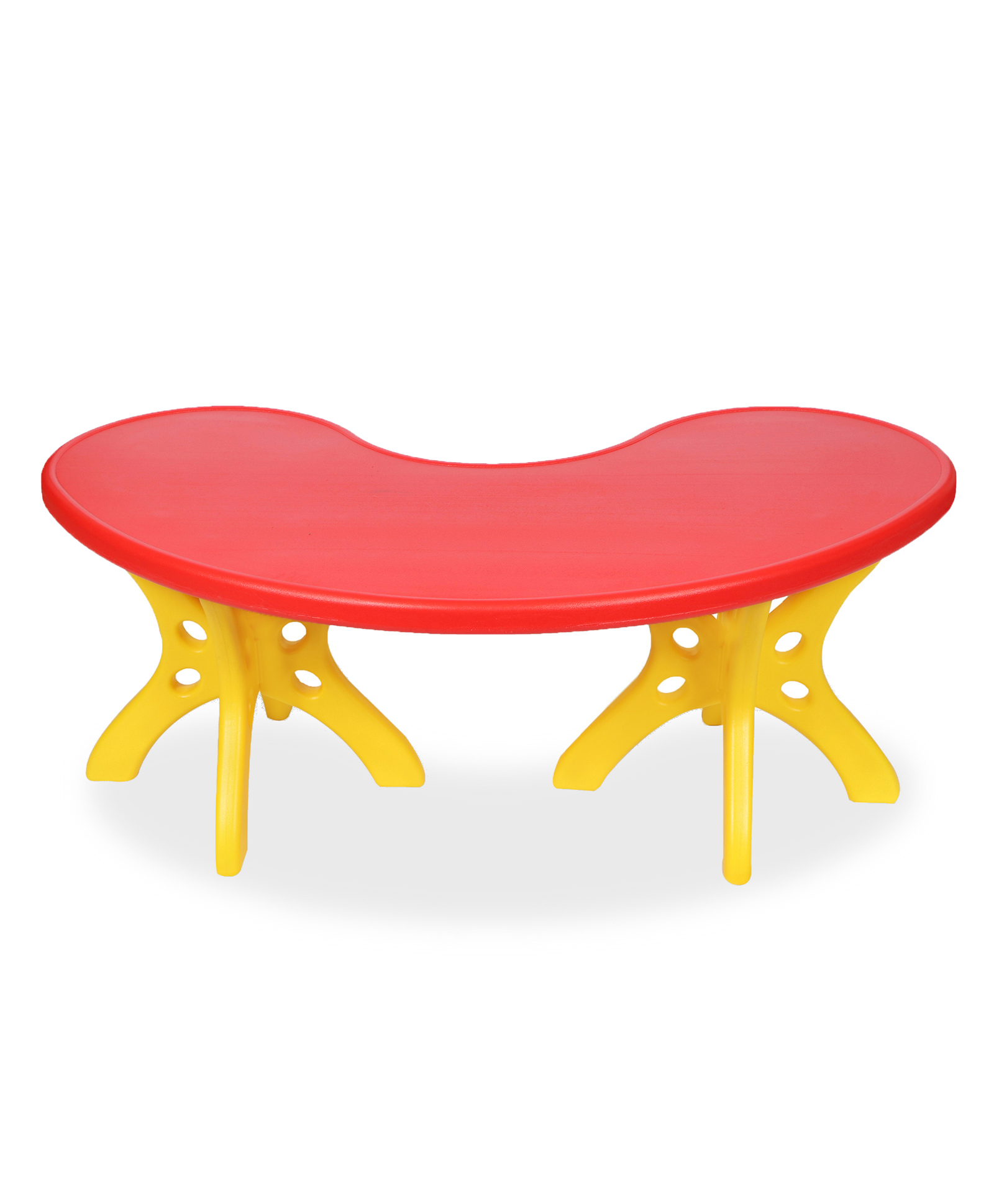 eHomeKart Half Round Moon Table - Pink Yellow-image-25