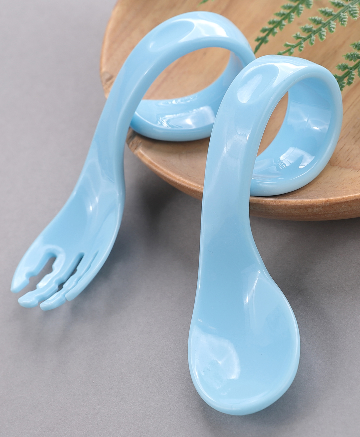 fab n funky Fork & Spoon Set - Blue-picture-24