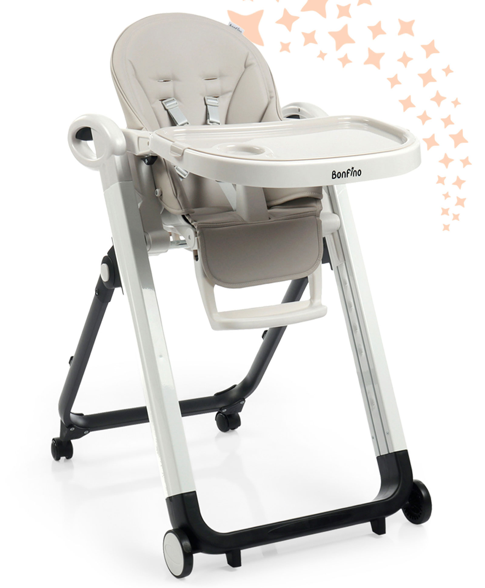 Bonfino Connoisseur High Chair - Light Grey-picture-43