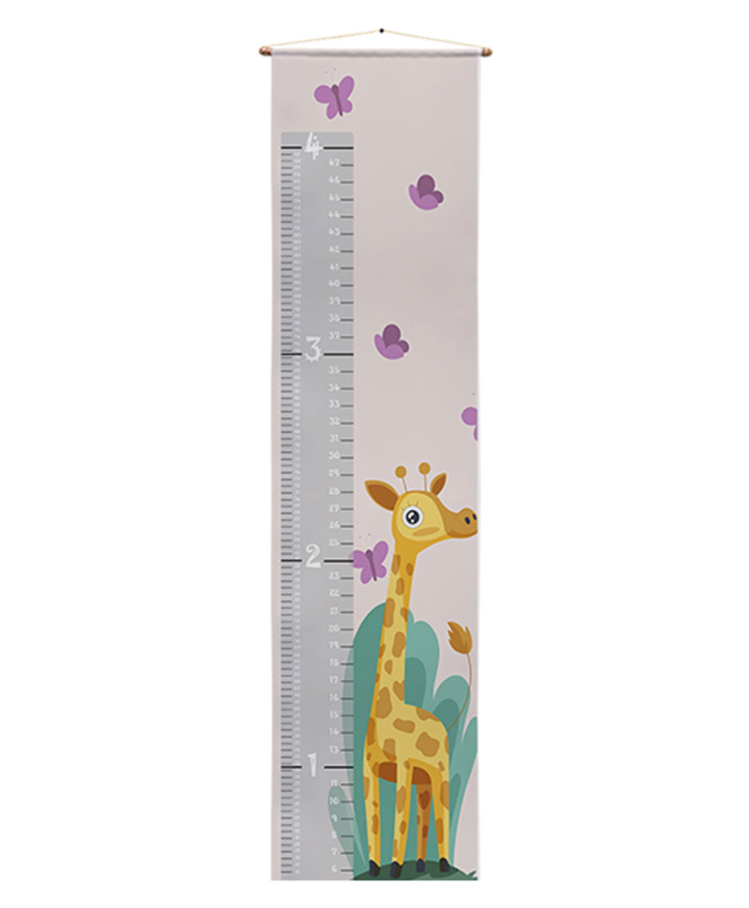 Right Gifting Satin Removable Height/Growth Measurement Wall Hanger - Pink-picture-15