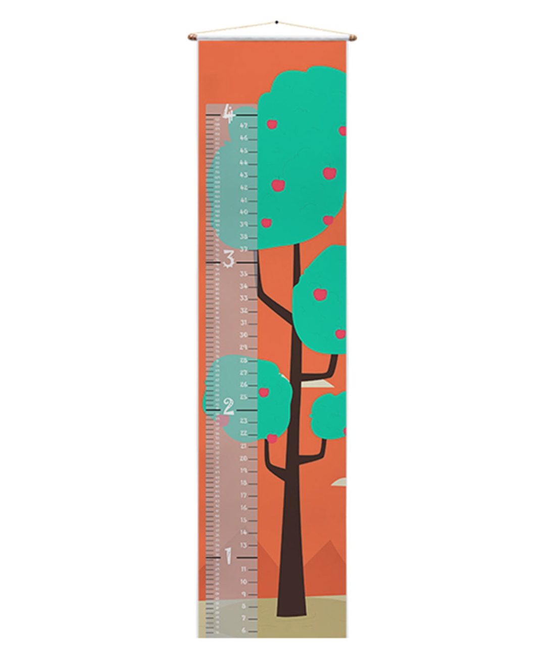 Right Gifting Satin Removable Height/Growth Measurement Wall Hanger - Multicolor-picture-12