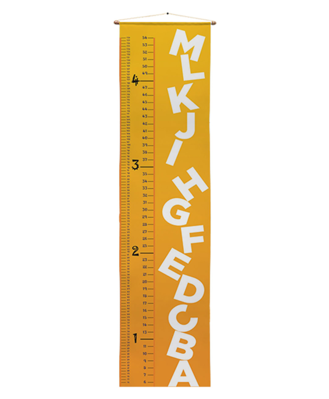 Right Gifting Satin Removable Height/Growth Measurement Wall Hanger - Orange-picture-28