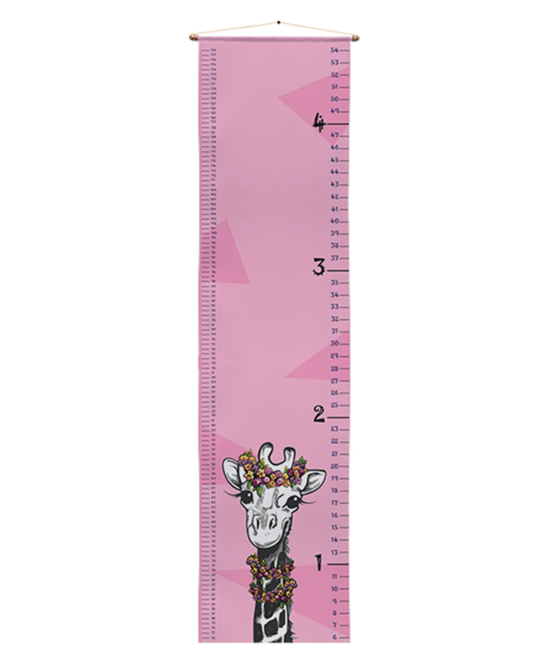 Right Gifting Satin Removable Height/Growth Measurement Wall Hanger - Pink-picture-22