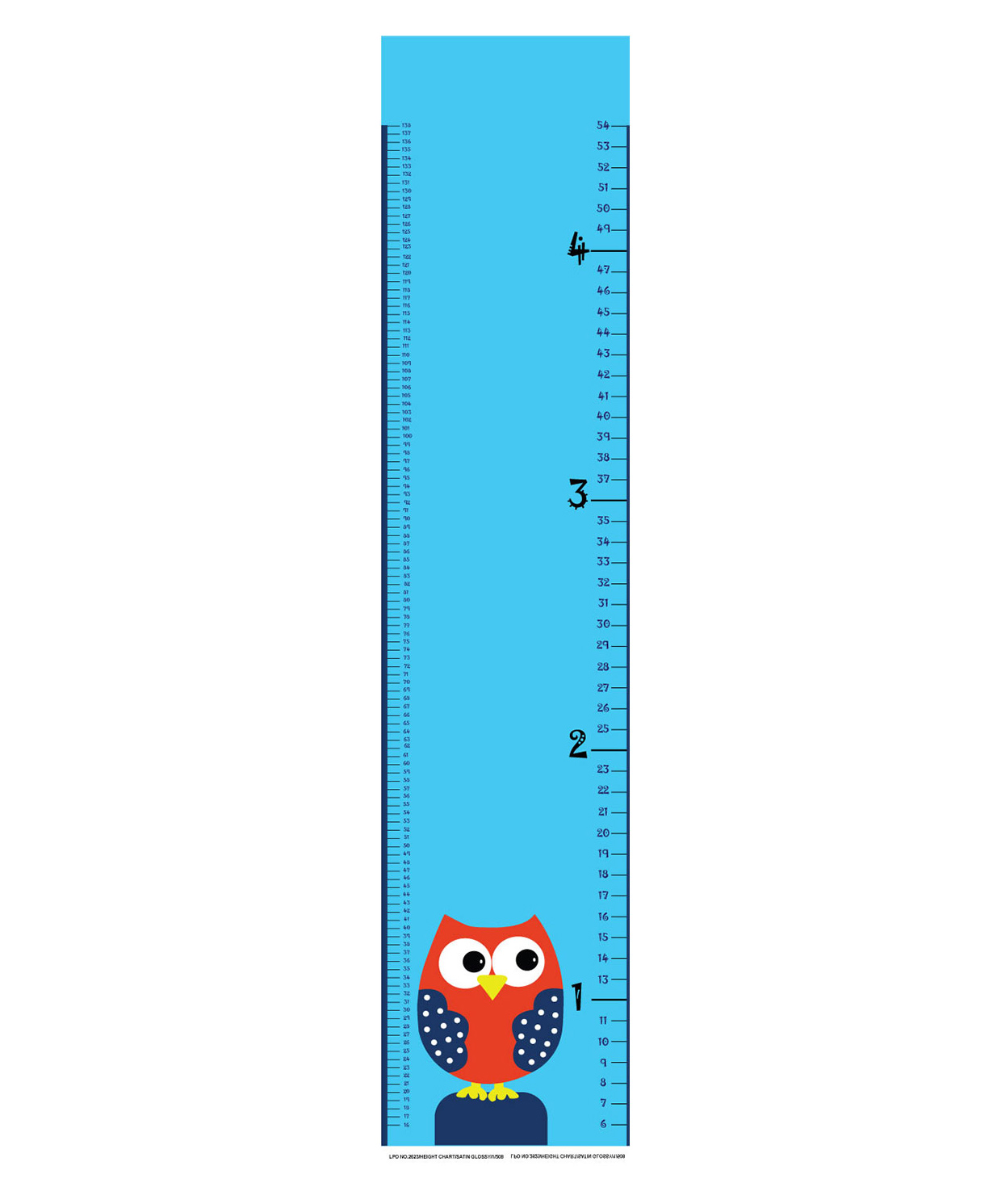 Right Gifting Satin Removable Height/Growth Measurement Wall Hanger - Blue-picture-25