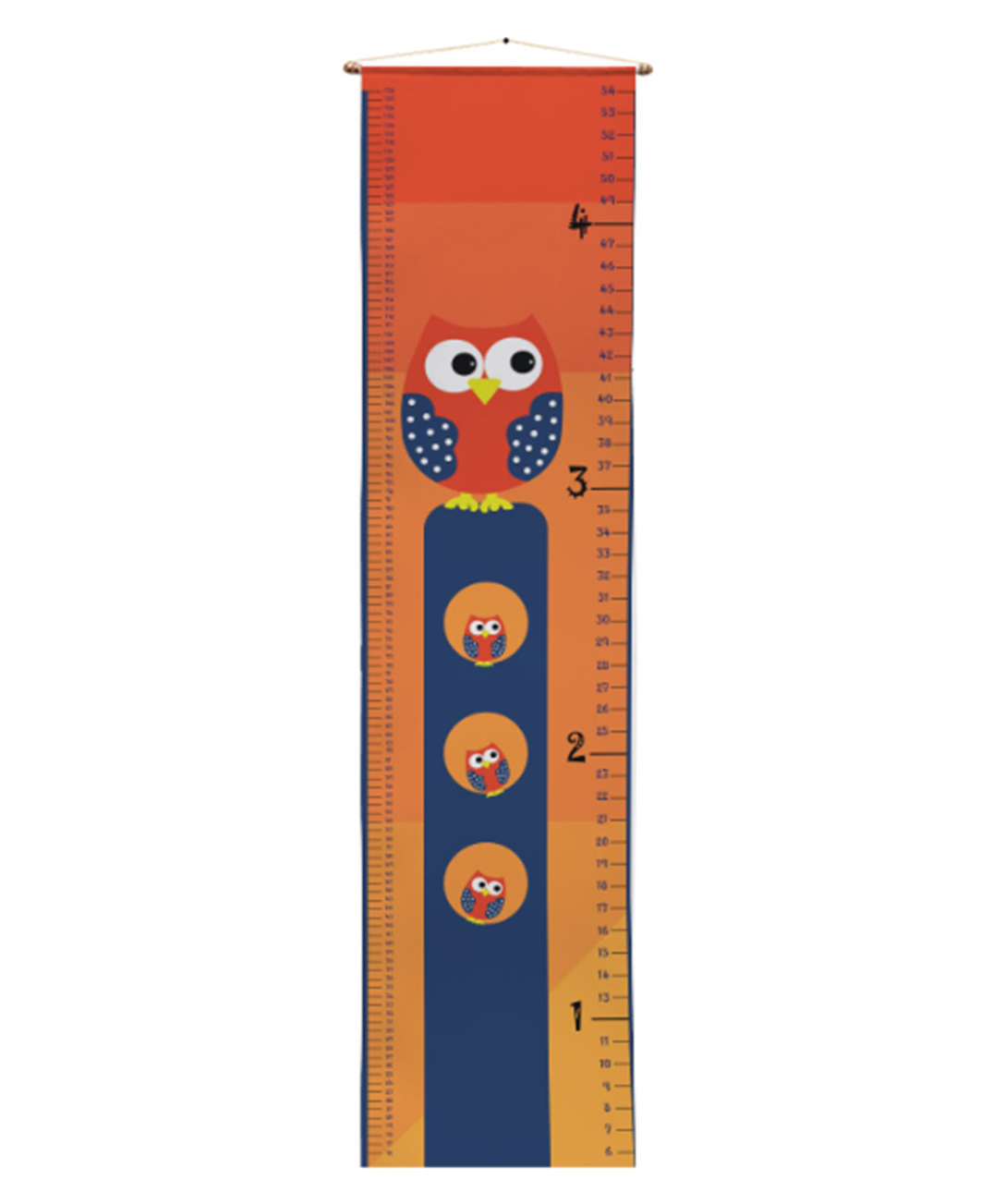 Right Gifting Satin Removable Height/Growth Measurement Wall Hanger - Red & Blue-picture-20