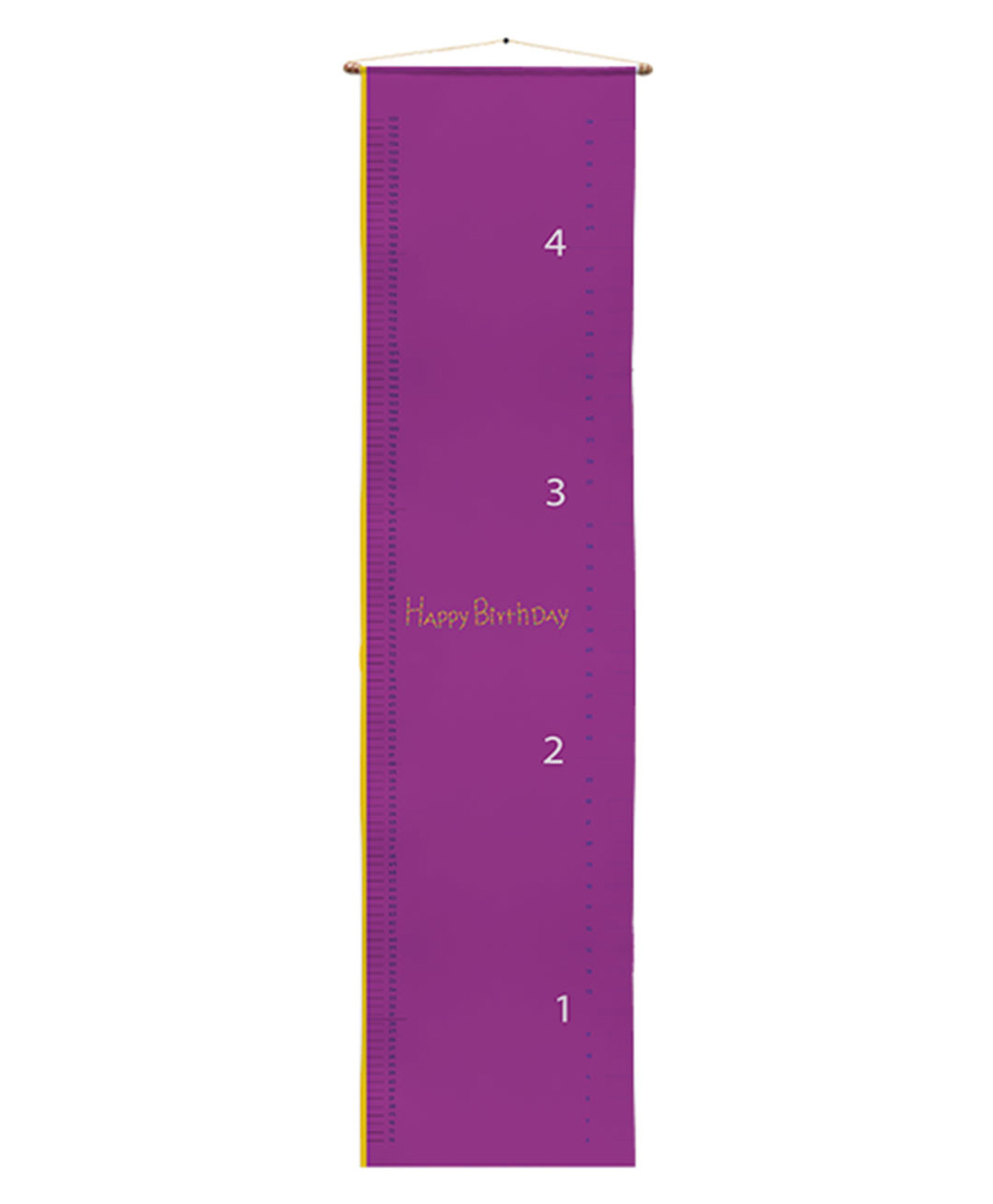 Right Gifting Satin Removable Height/Growth Measurement Wall Hanger - Purple-picture-16