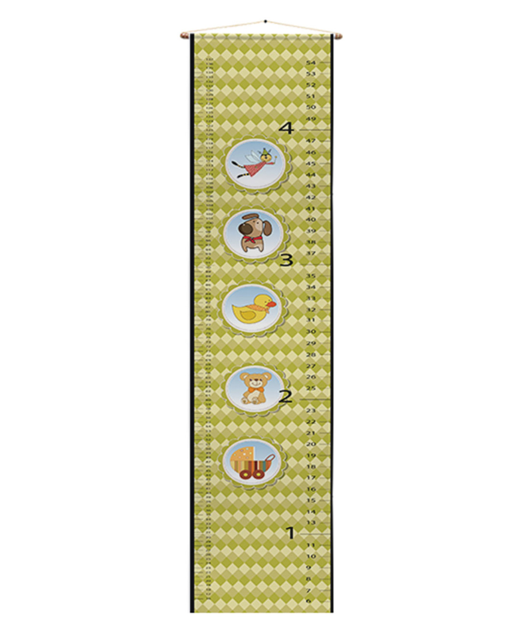 Right Gifting Satin Removable Height/Growth Measurement Wall Hanger - Multicolor-picture-17