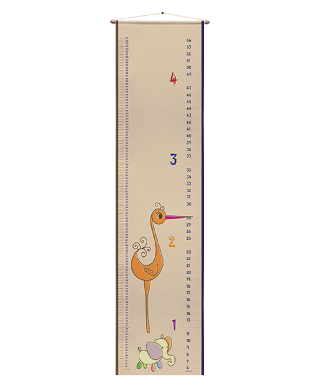 Right Gifting Satin Removable Height/Growth Measurement Wall Hanger - Beige-picture-21