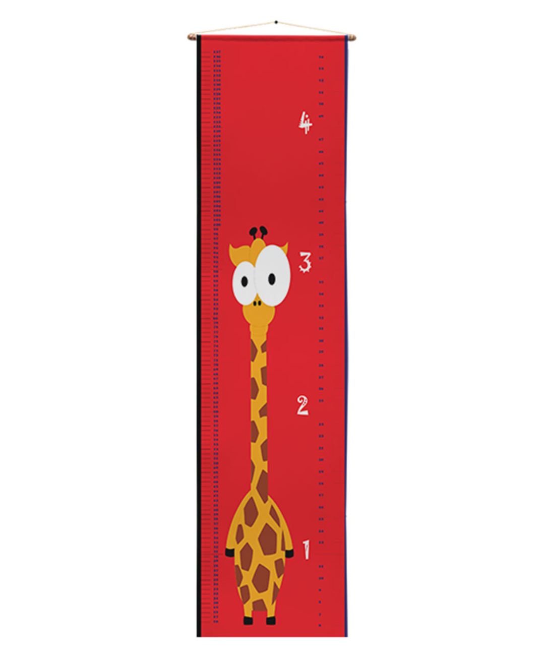 Right Gifting Satin Removable Height/Growth Measurement Wall Hanger - Red-picture-22