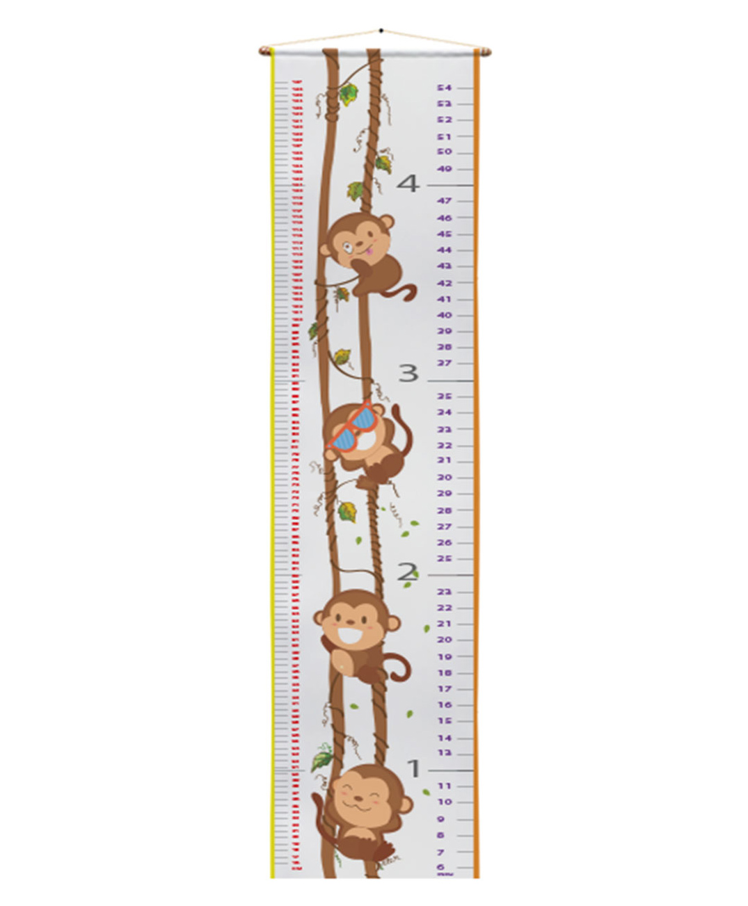 Right Gifting Satin Removable Height/Growth Measurement Wall Hanger - Multicolor-picture-26