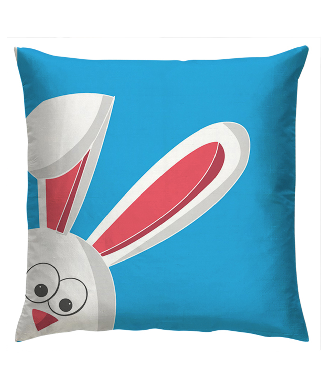 Right Gifting Satin Cushion Cover With Zipper Closure For Kids - Blue-picture-8
