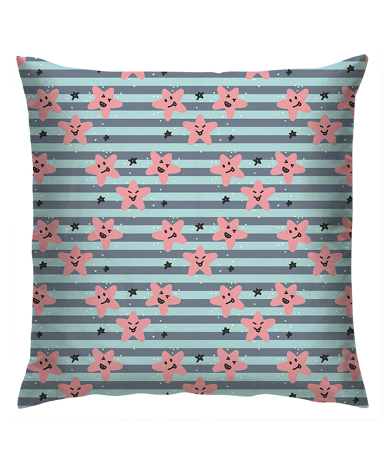 Right Gifting Satin Cushion Cover With Zipper Closure For Kids - Multicolor-picture-17