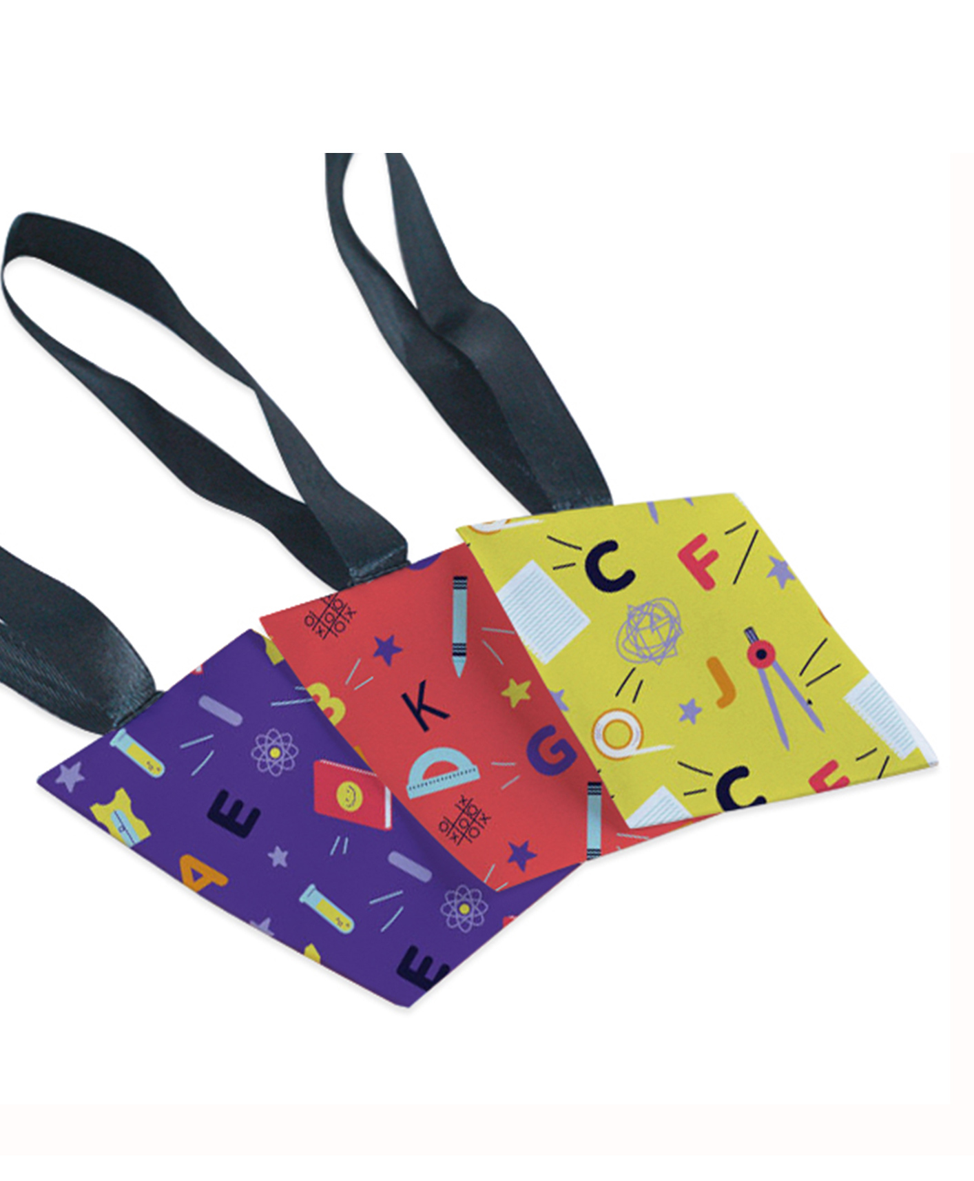 Right Gifting Satin Luggage Tag For Kids - Pack Of 3-image-1