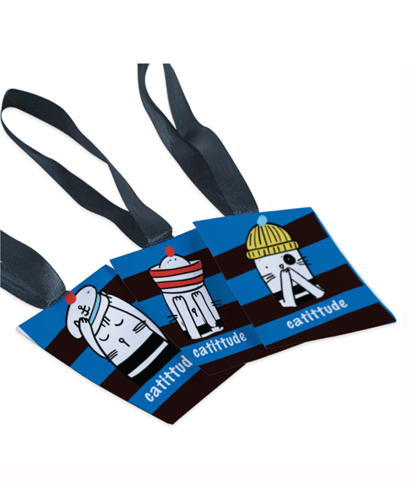 Right Gifting Satin Luggage Tag For Kids - Pack Of 3-picture-1