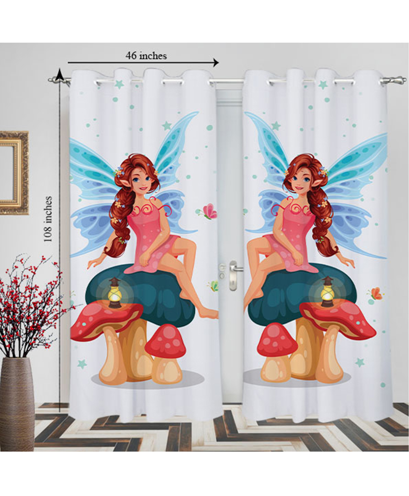 Right Gifting Digital Printed Eyelet Long Door Curtain For Kids Room - Pack Of 2-picture-10